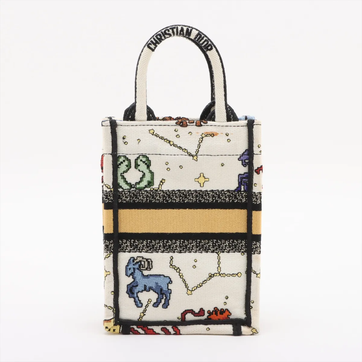 Book Tote Mini Phone Bag Canvas 2WAY Handbag Multicolor — view 2