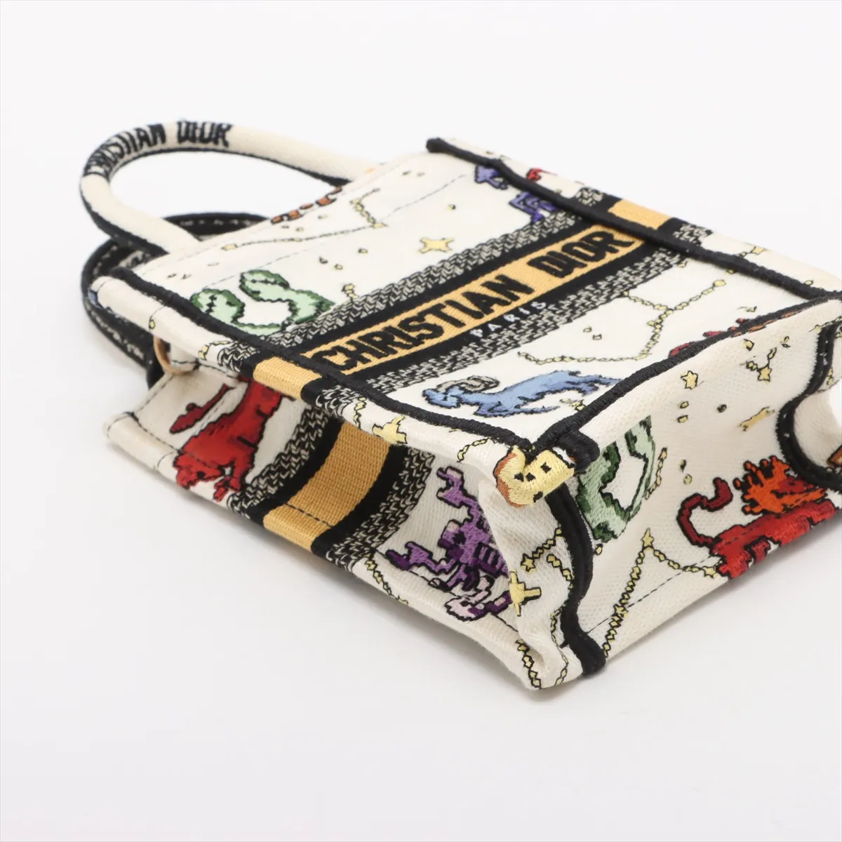 Book Tote Mini Phone Bag Canvas 2WAY Handbag Multicolor — view 4