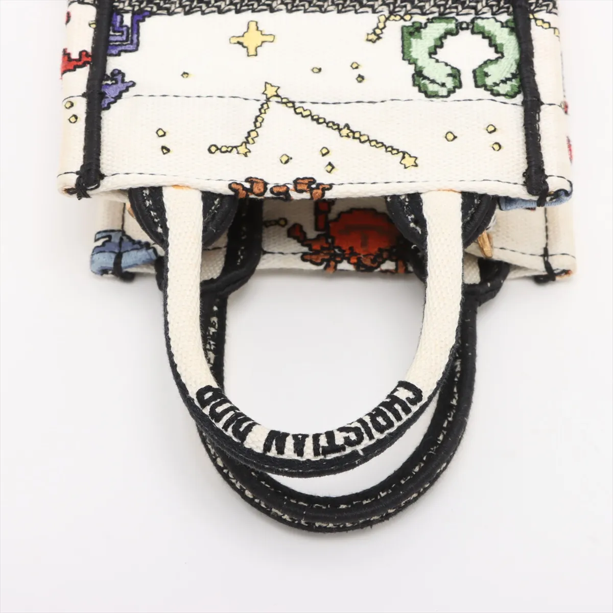 Book Tote Mini Phone Bag Canvas 2WAY Handbag Multicolor — view 5