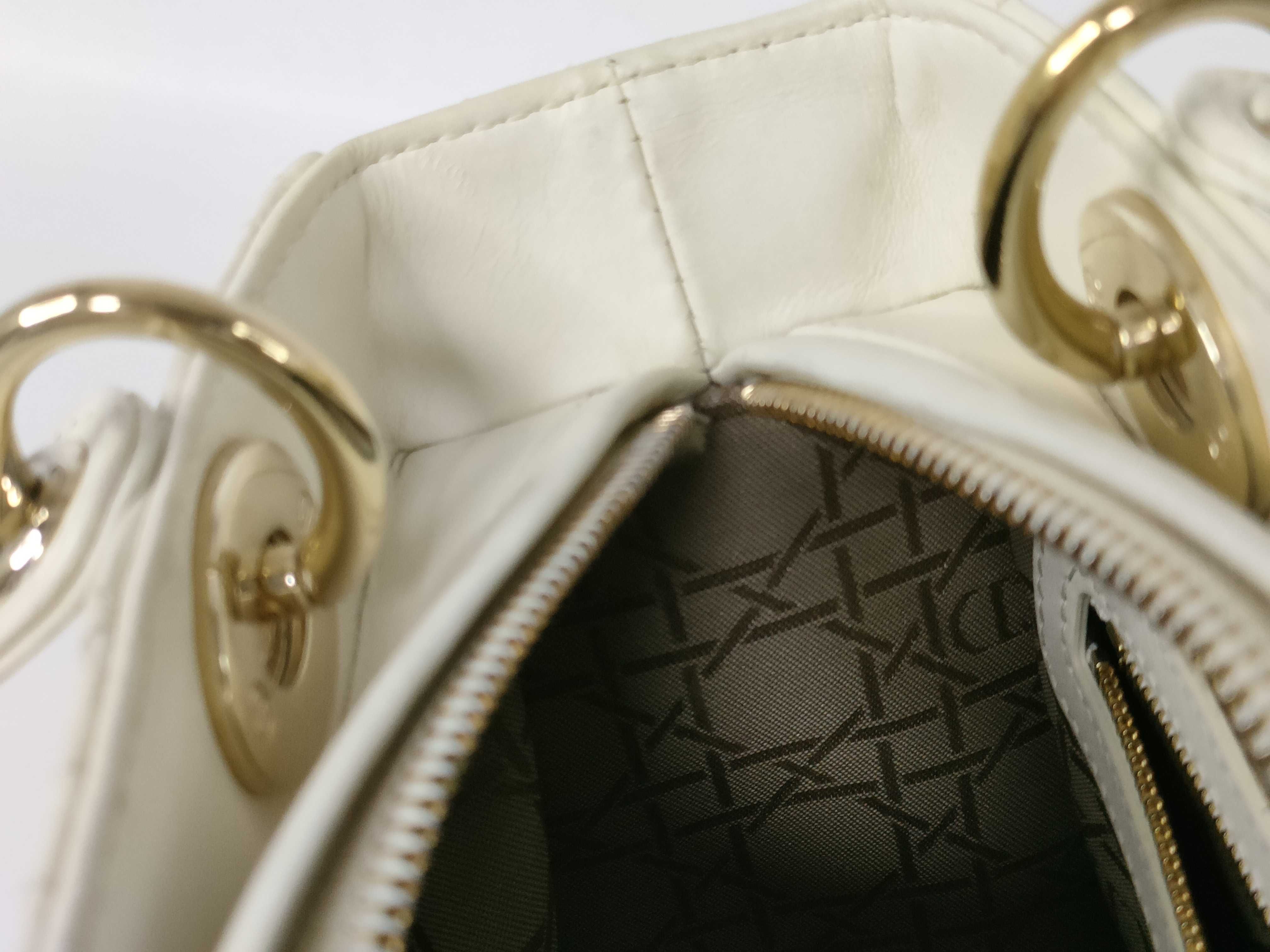 Lady Dior Medium Lambskin White *Card Handbag — view 12