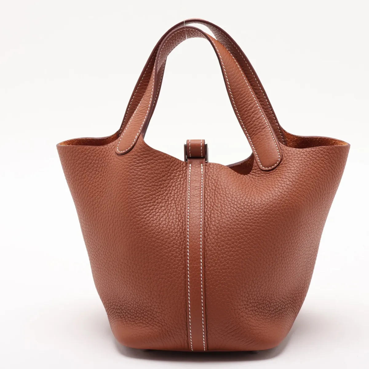 Picotin Lock 18 PM, Taurillon Clemence leather, gold, silver hardware, K: 2025 — view 2