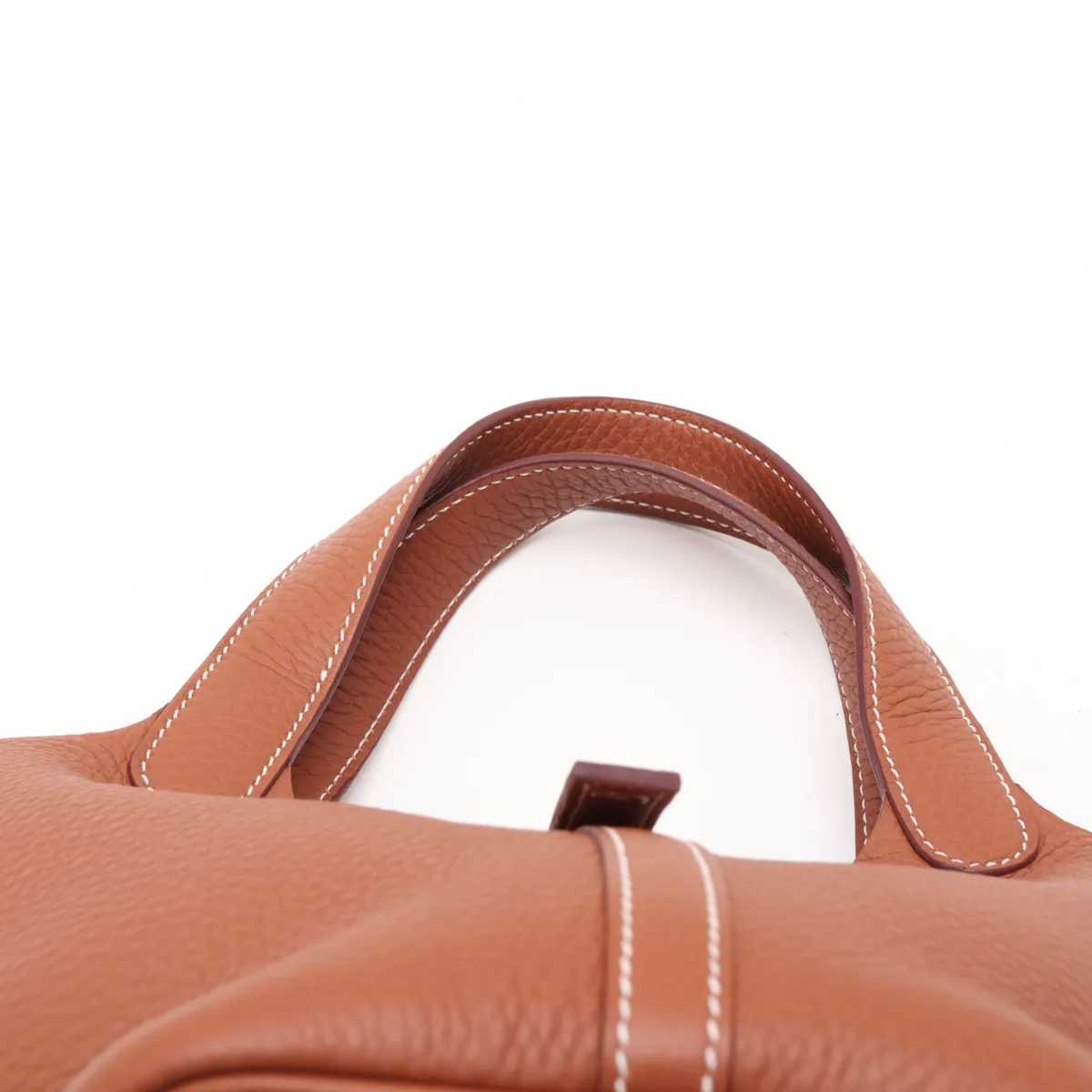Picotin Lock 18 PM, Taurillon Clemence leather, gold, silver hardware, K: 2025 — view 6
