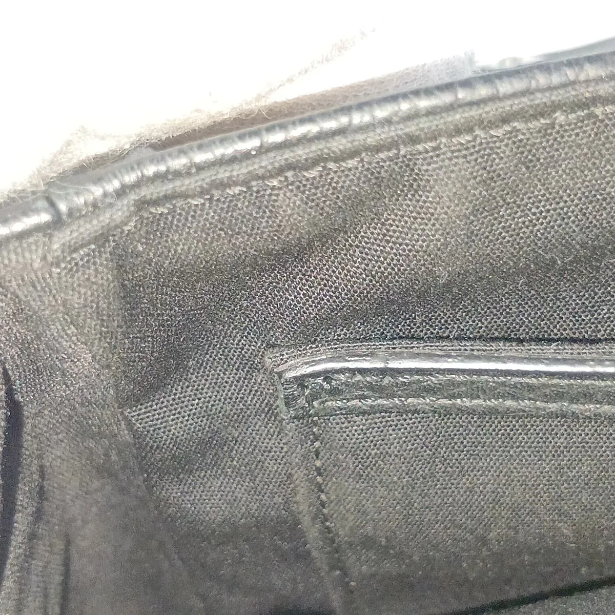 Saddle Messenger Small Leather Shoulder Bag, Black — view 11