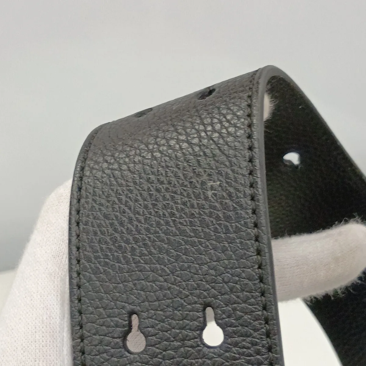 Saddle Messenger Small Leather Shoulder Bag, Black — view 14