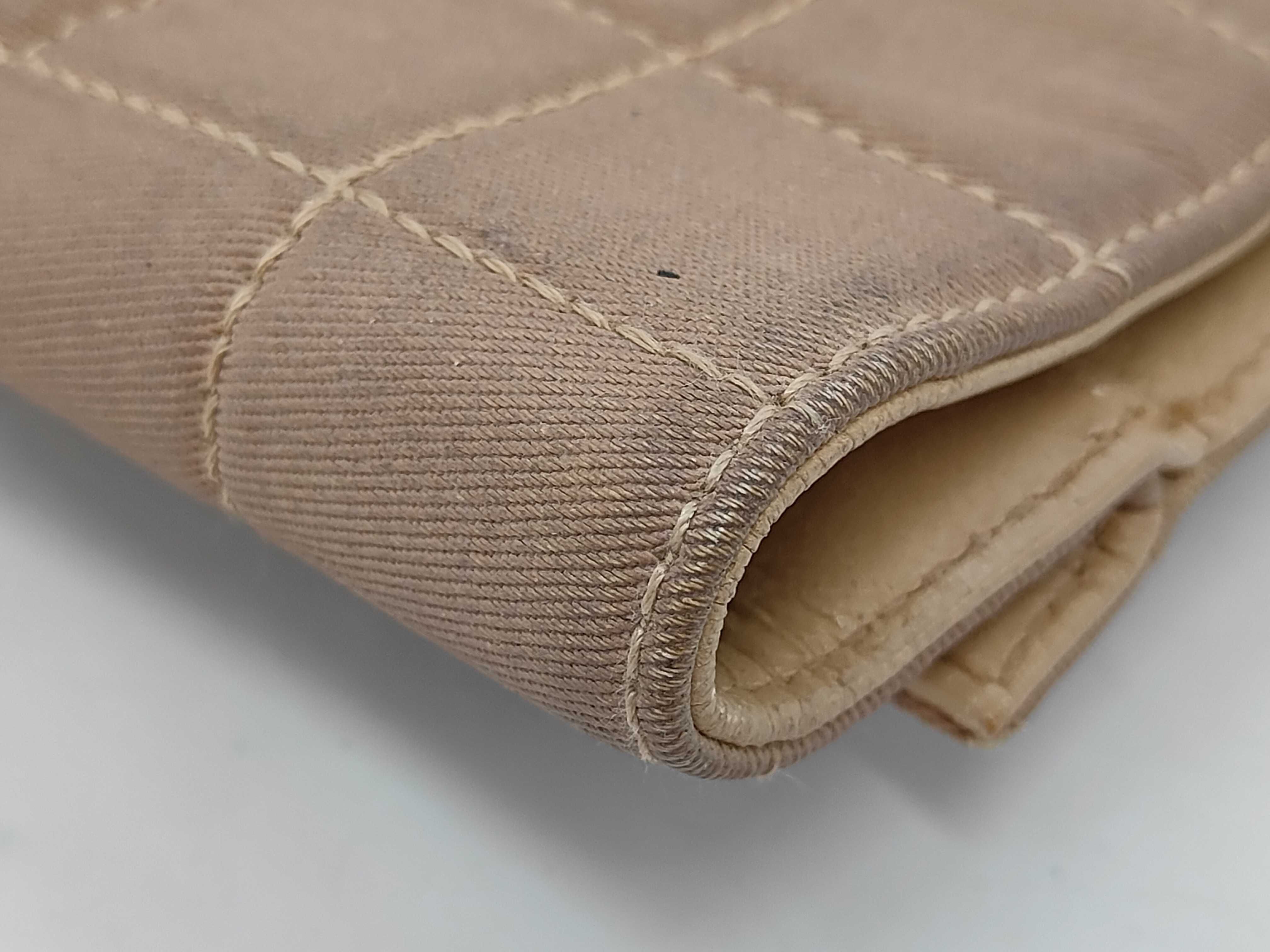 Canvas Beige Gold Chocolate Bar Tote Bag (Serial No. 7) — view 12
