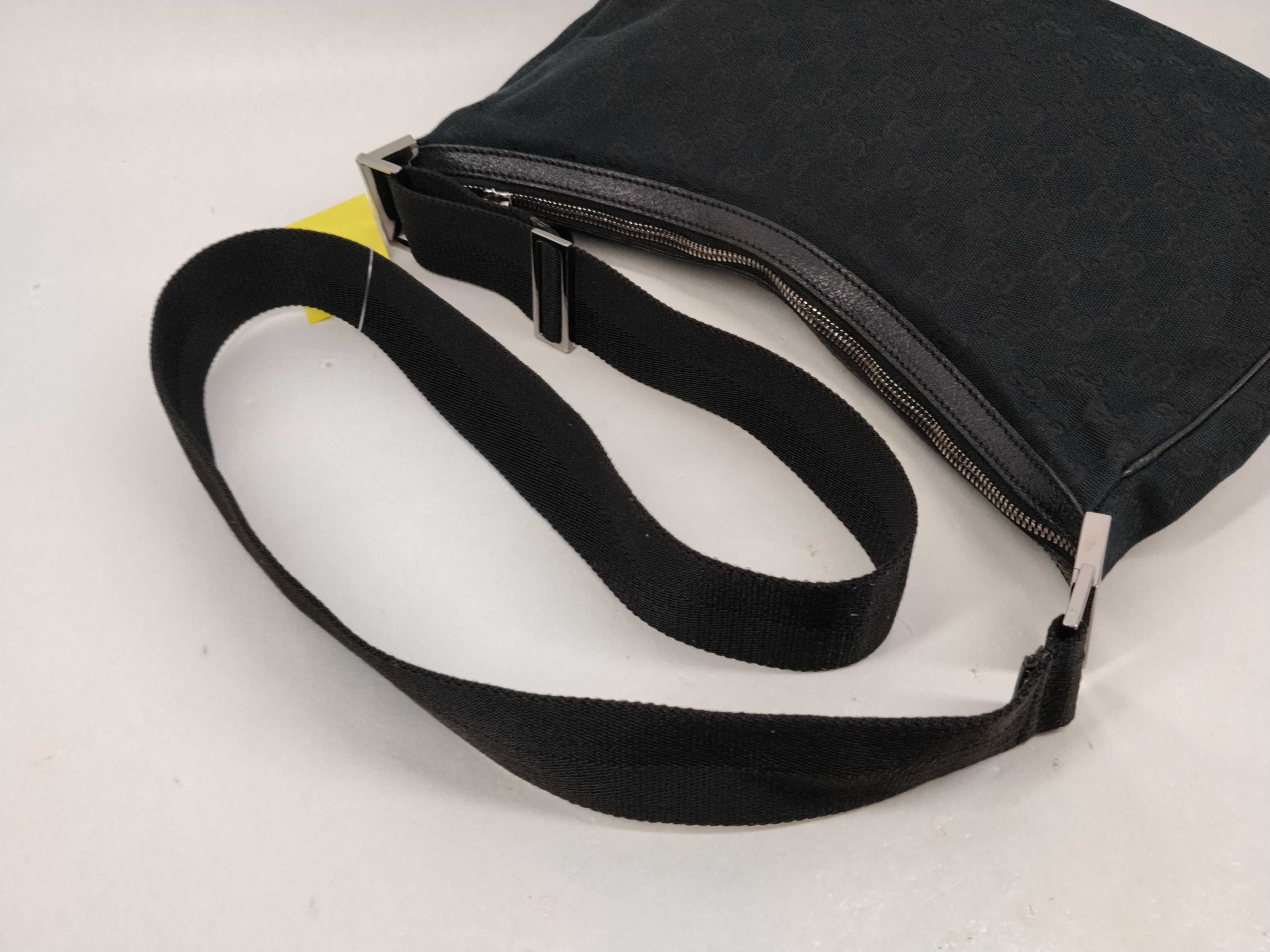 GG Canvas One-Shoulder Bag, GG Canvas, Black, 122790 001998 (Shoulder Bag) — view 6