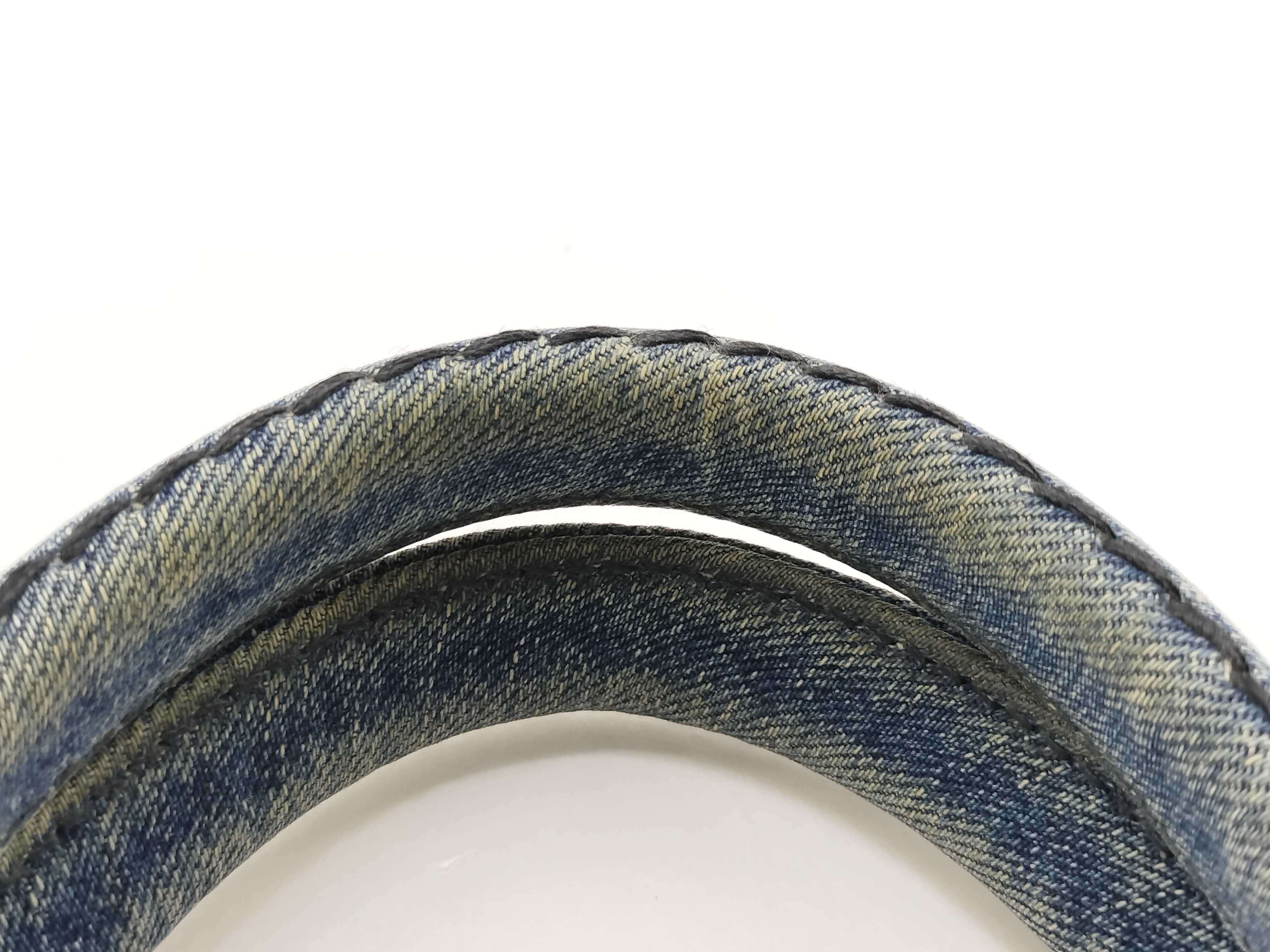Canapa Denim 2-Way Handbag, Blue — view 3