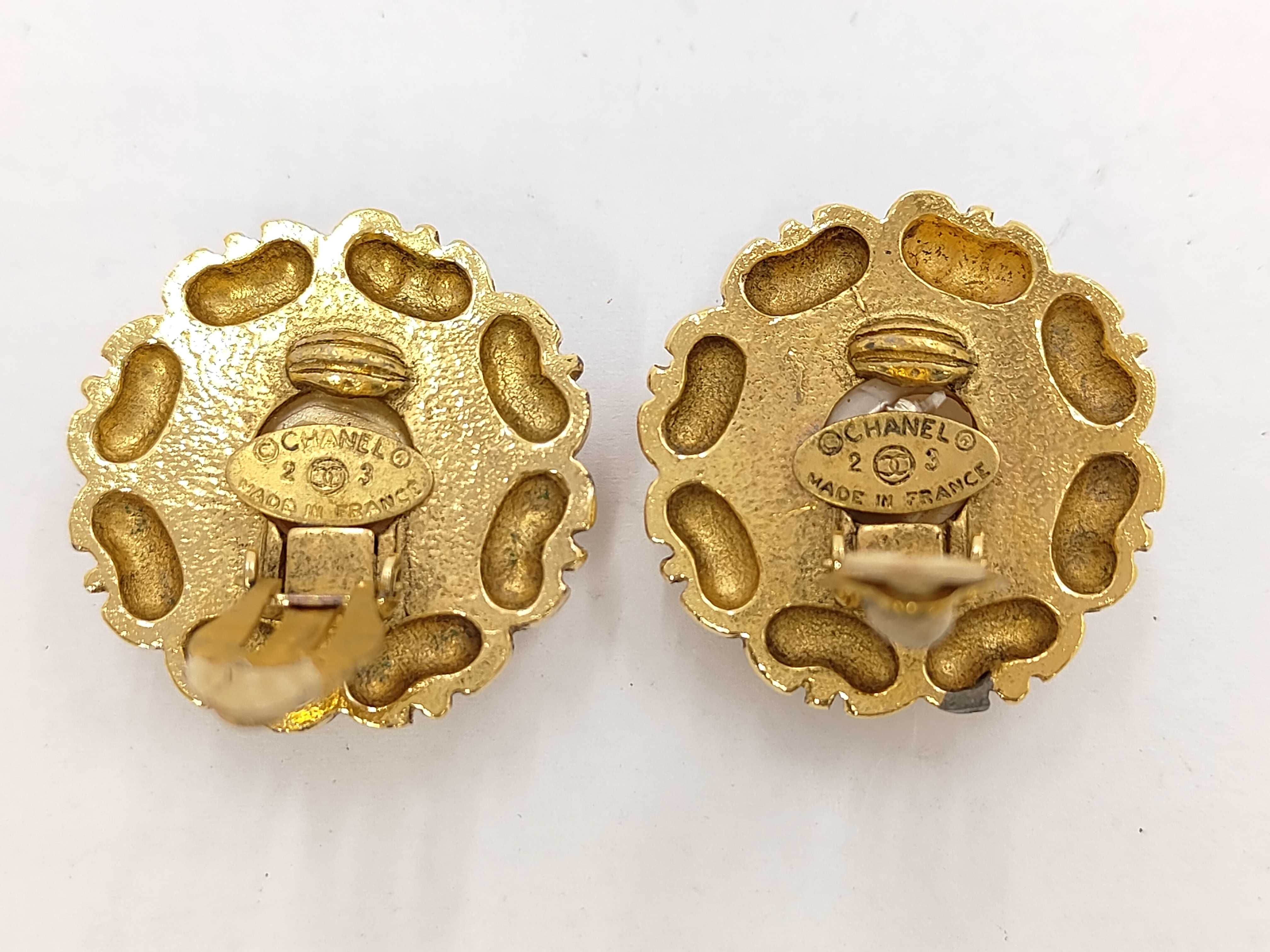 F Pearl Earrings GP Earrings — view 2