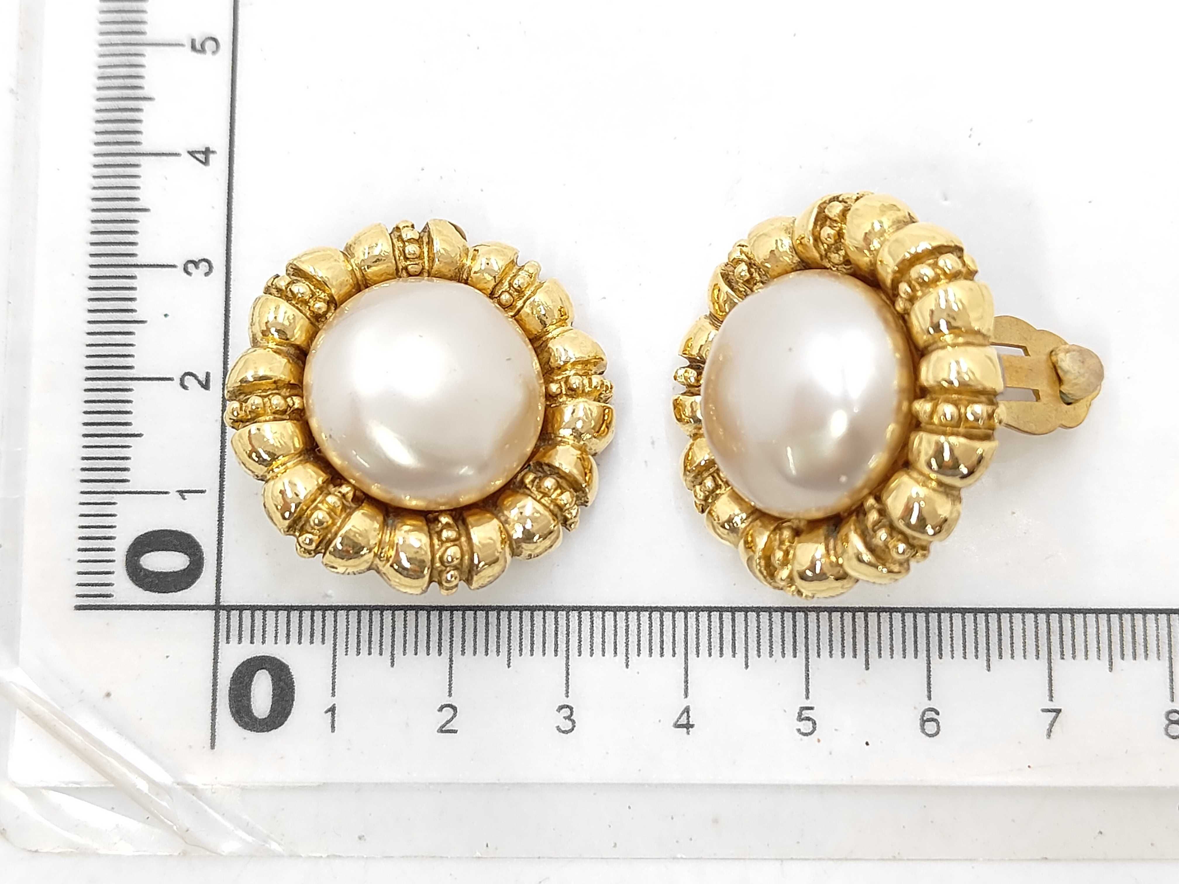 F Pearl Earrings GP Earrings — view 6