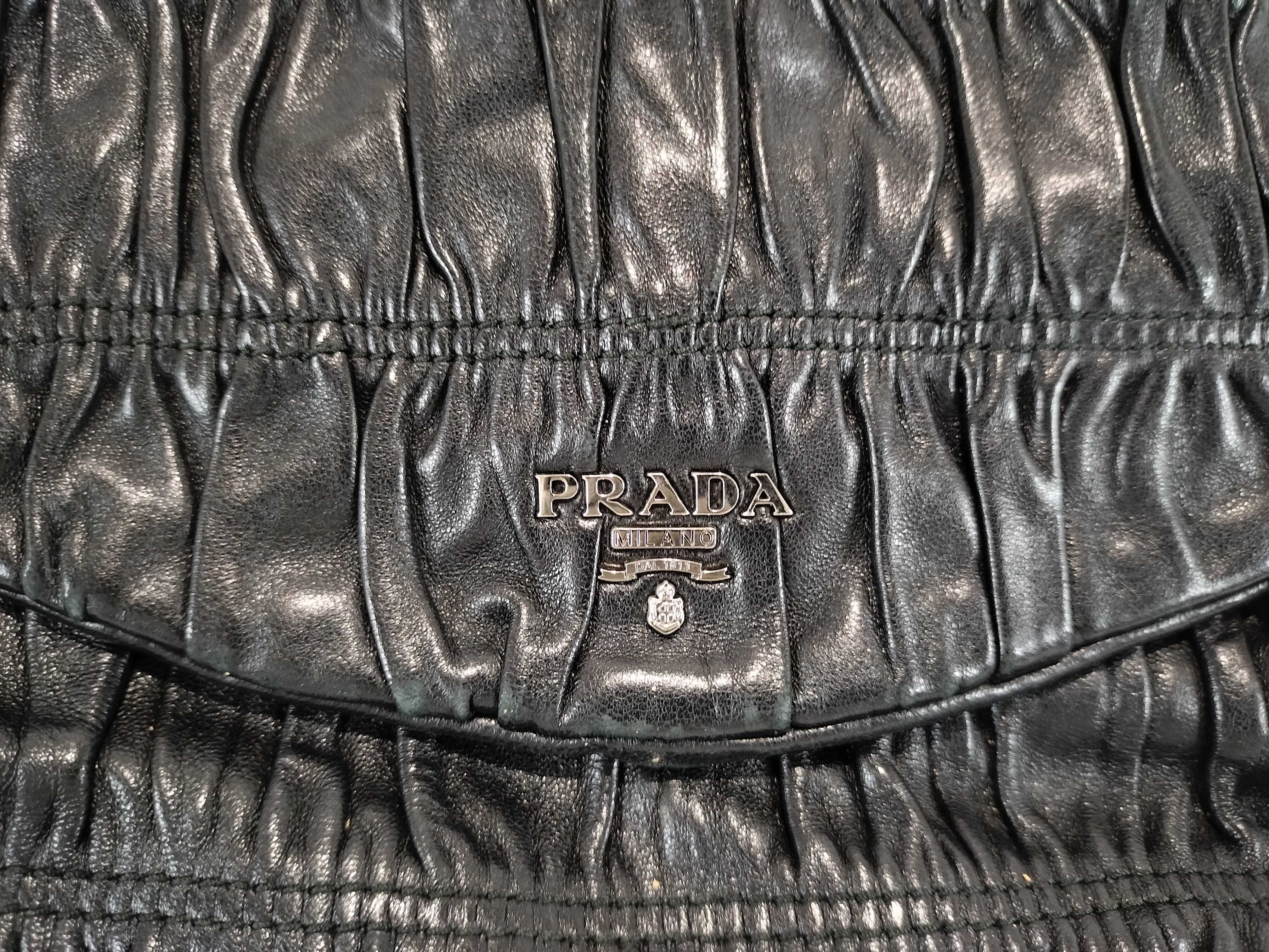 Gathered Chain Shoulder Handbag — view 2
