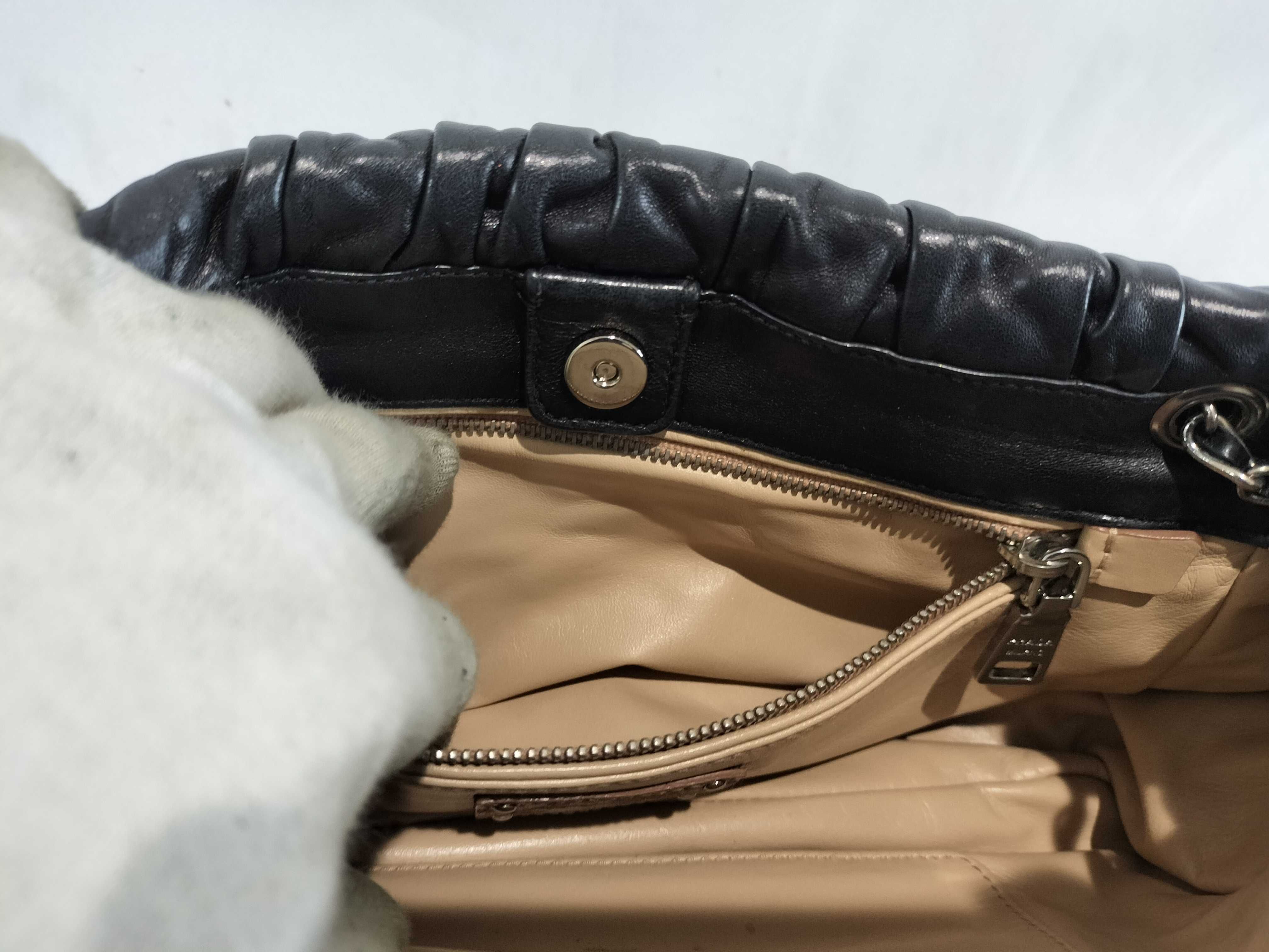Gathered Chain Shoulder Handbag — view 11