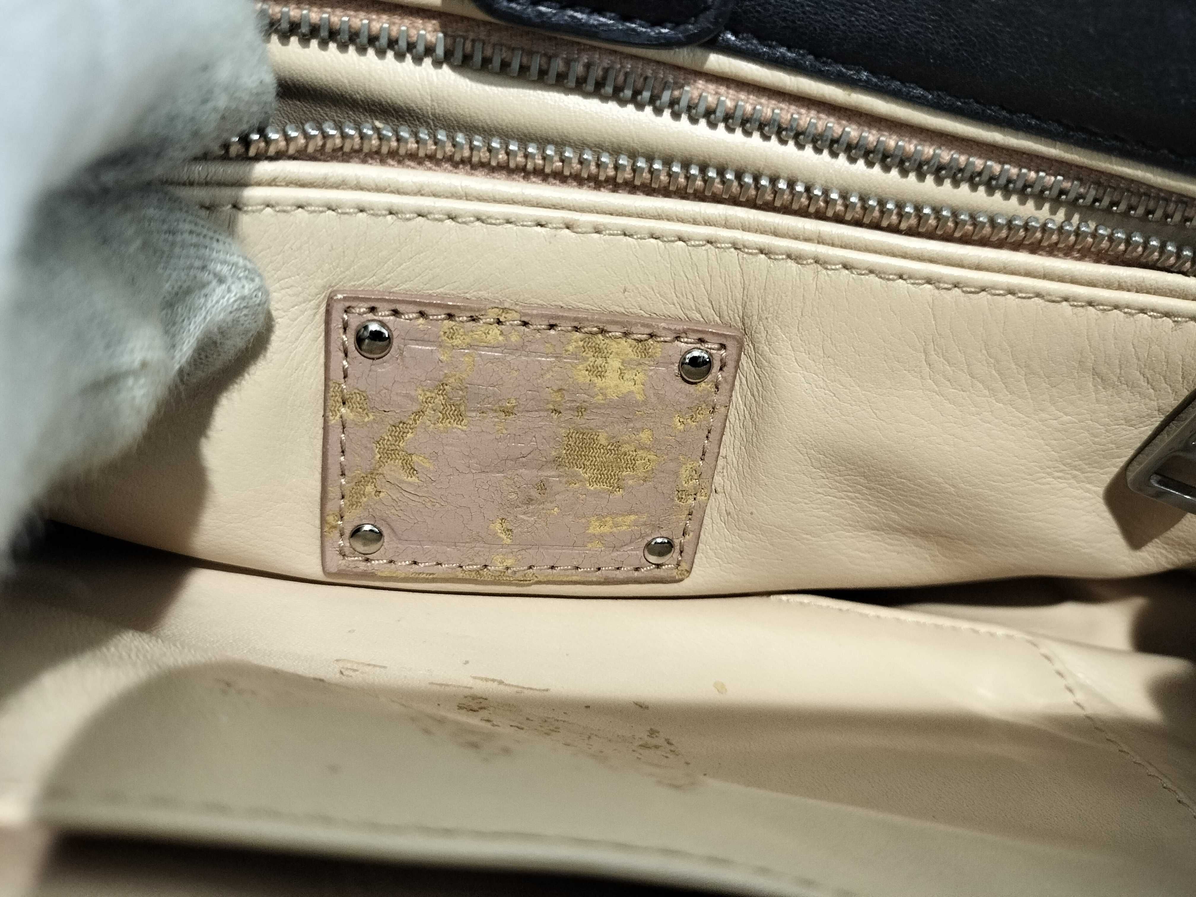 Gathered Chain Shoulder Handbag — view 12