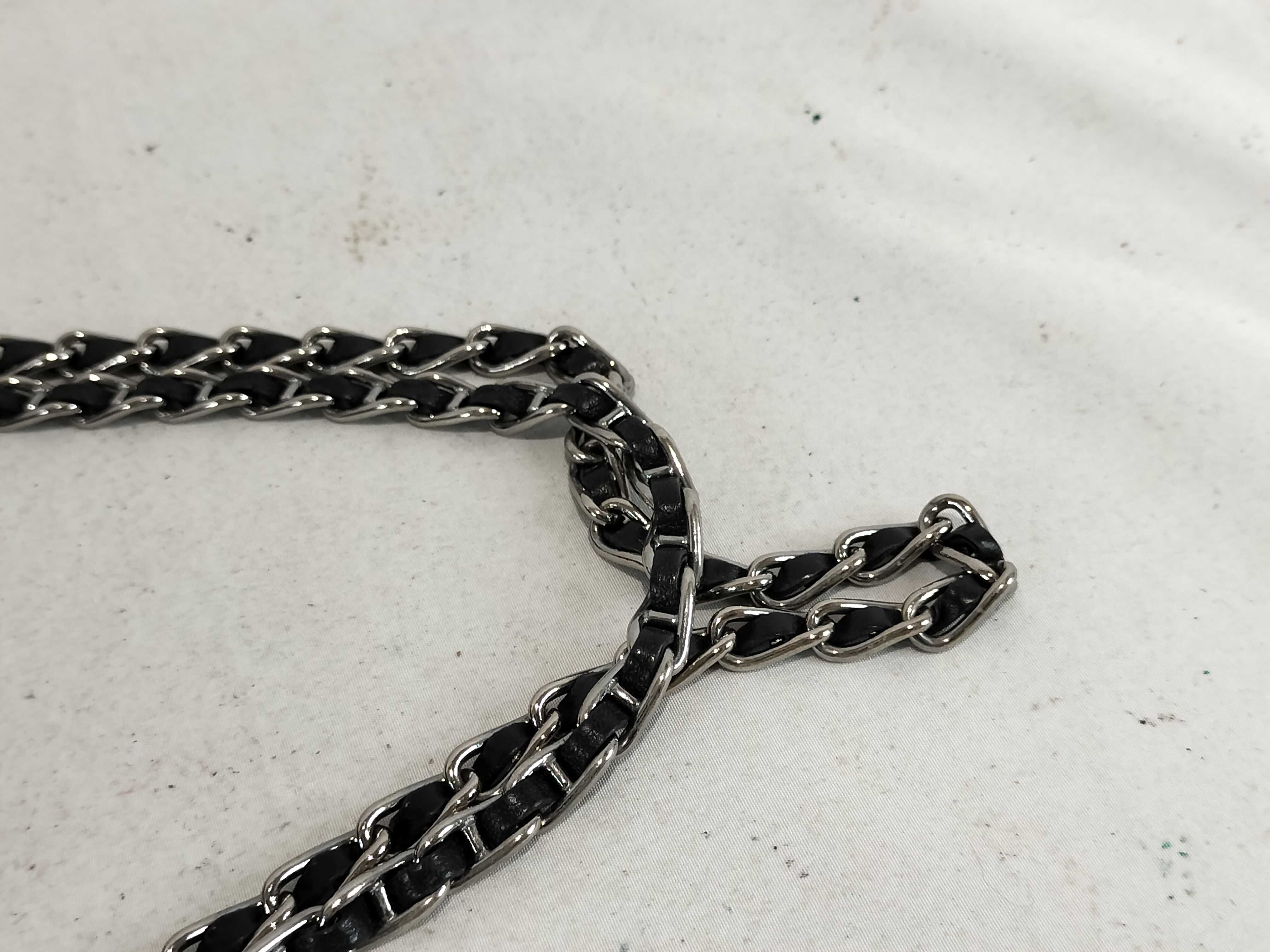 Gathered Chain Shoulder Handbag — view 5