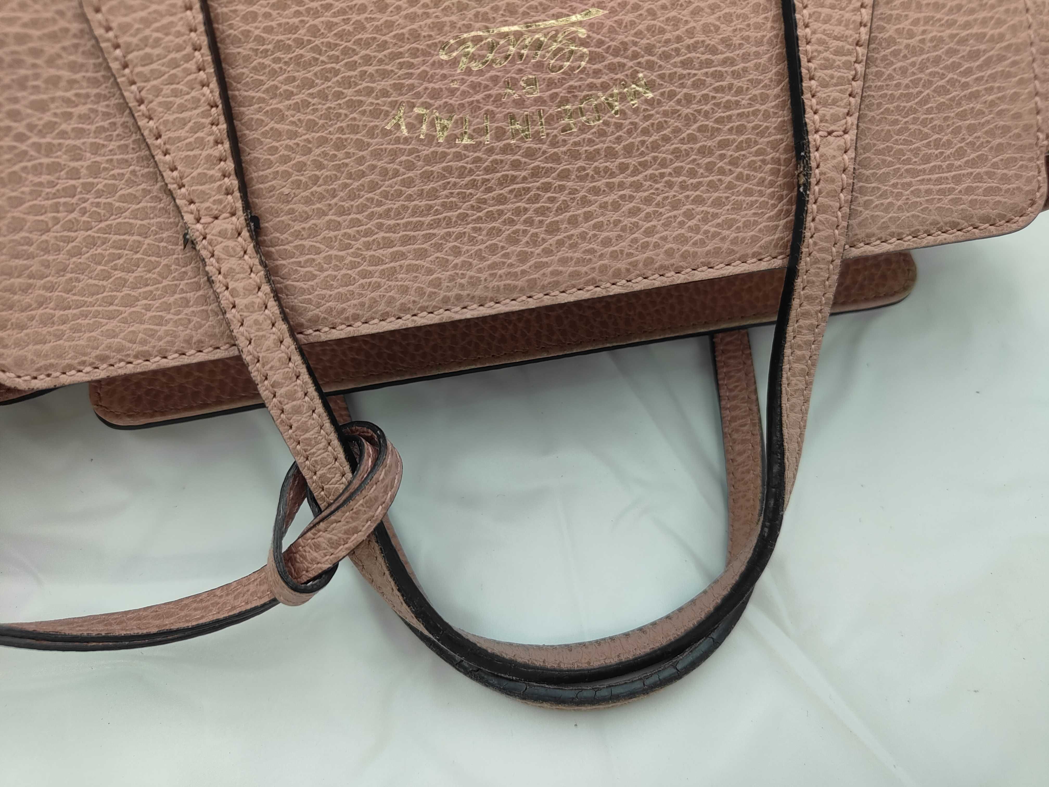 Leather 2-way Pink Handbag — view 3