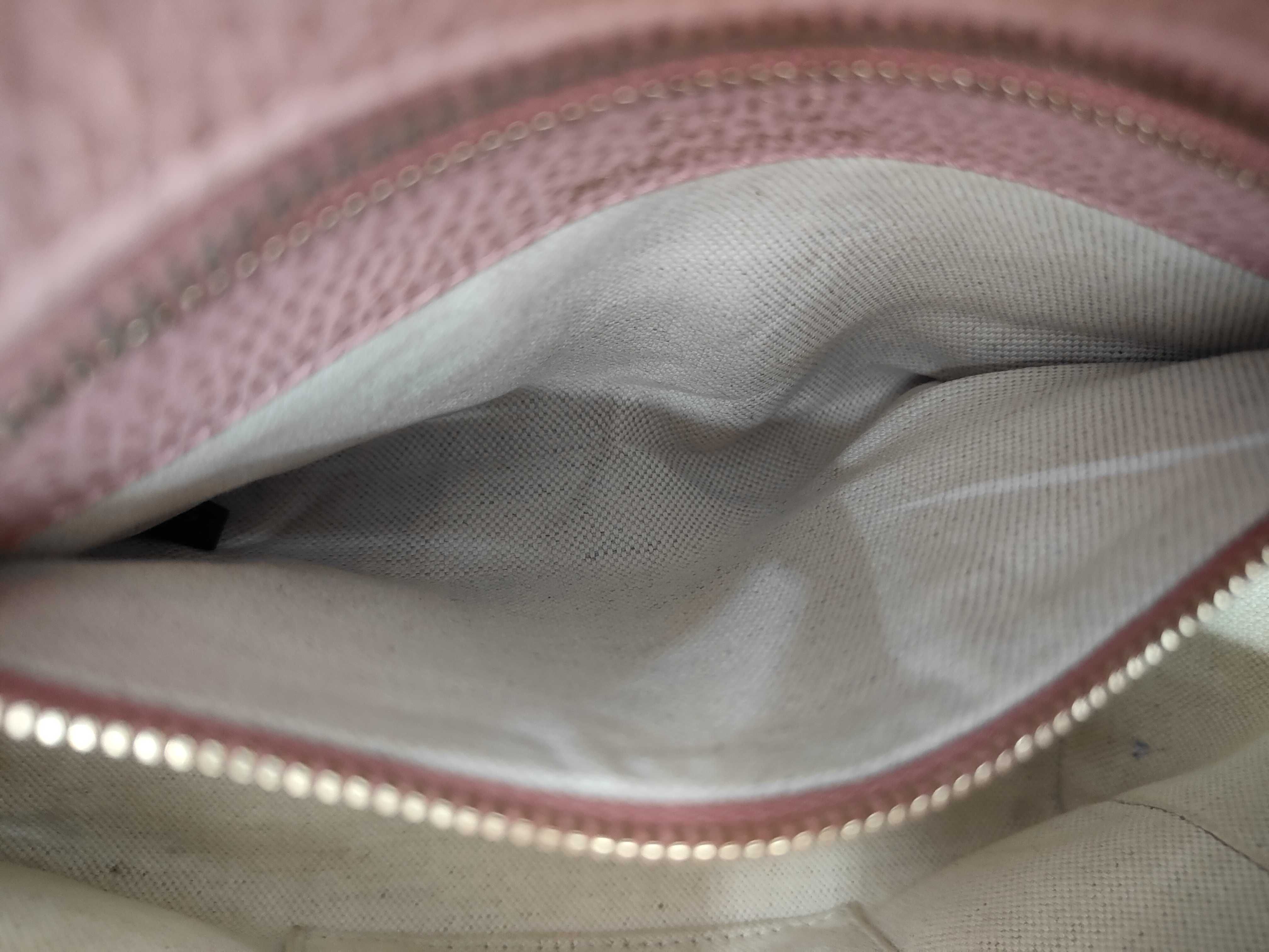 Leather 2-way Pink Handbag — view 9