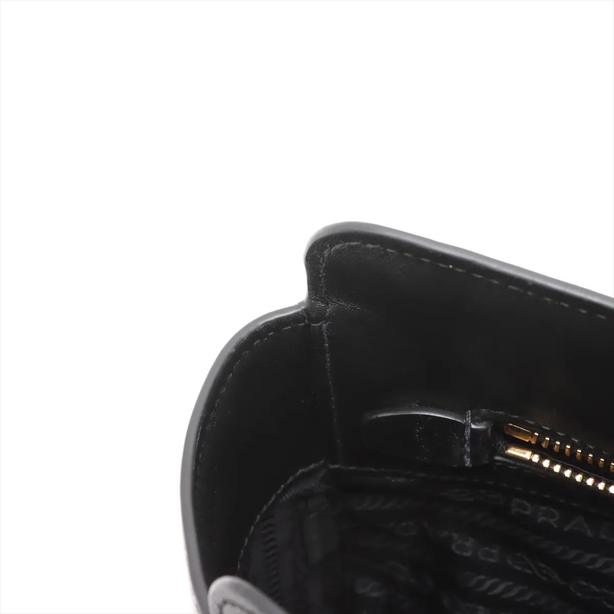 Saffiano Leather 2WAY Handbag Black — view 12