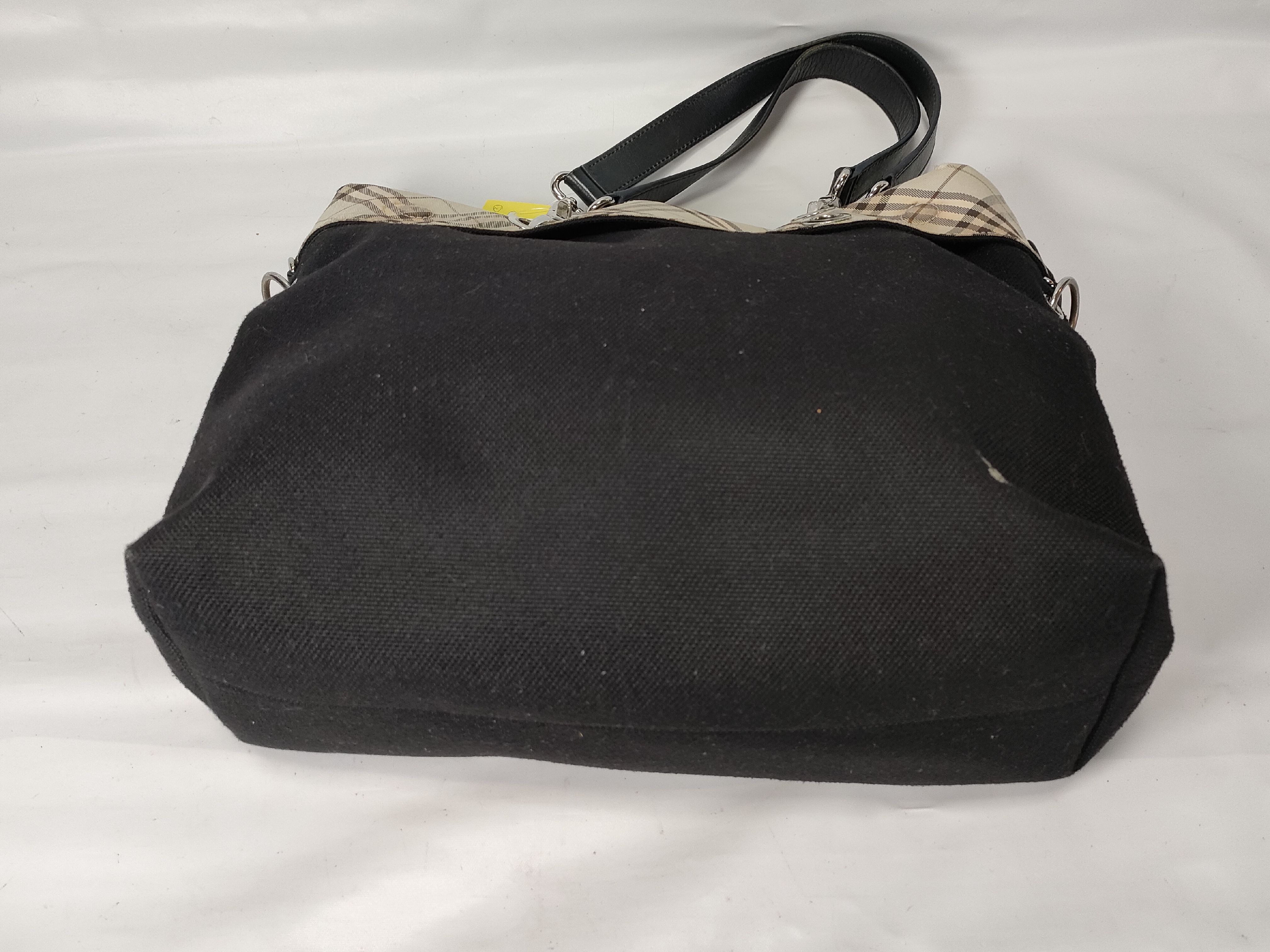 Nova Check Tote Leather Handle Tote Bag — view 7