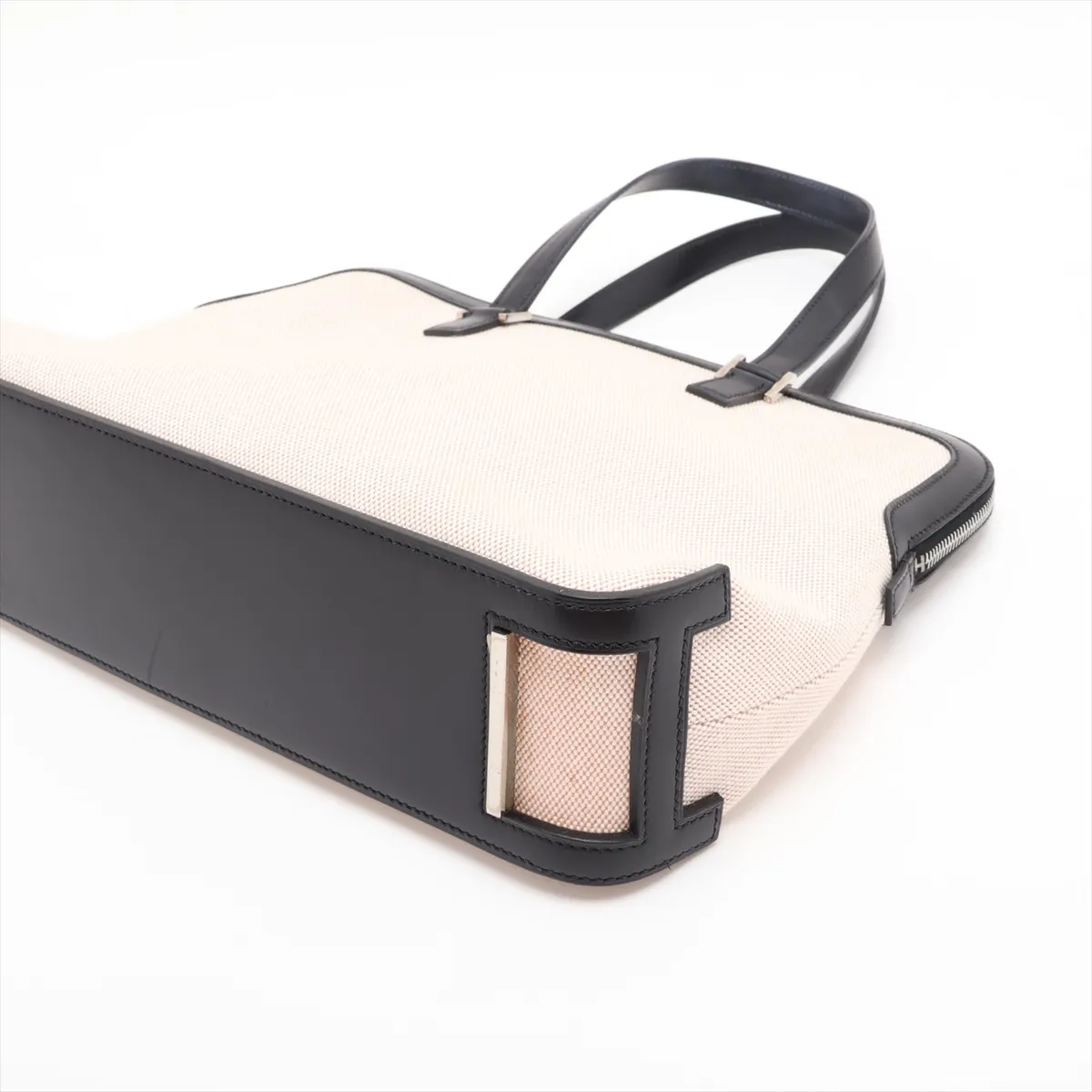 Escapada Toile H x Veau Swift Beige x Blue Indigo Silver Hardware F: 2002 — view 3