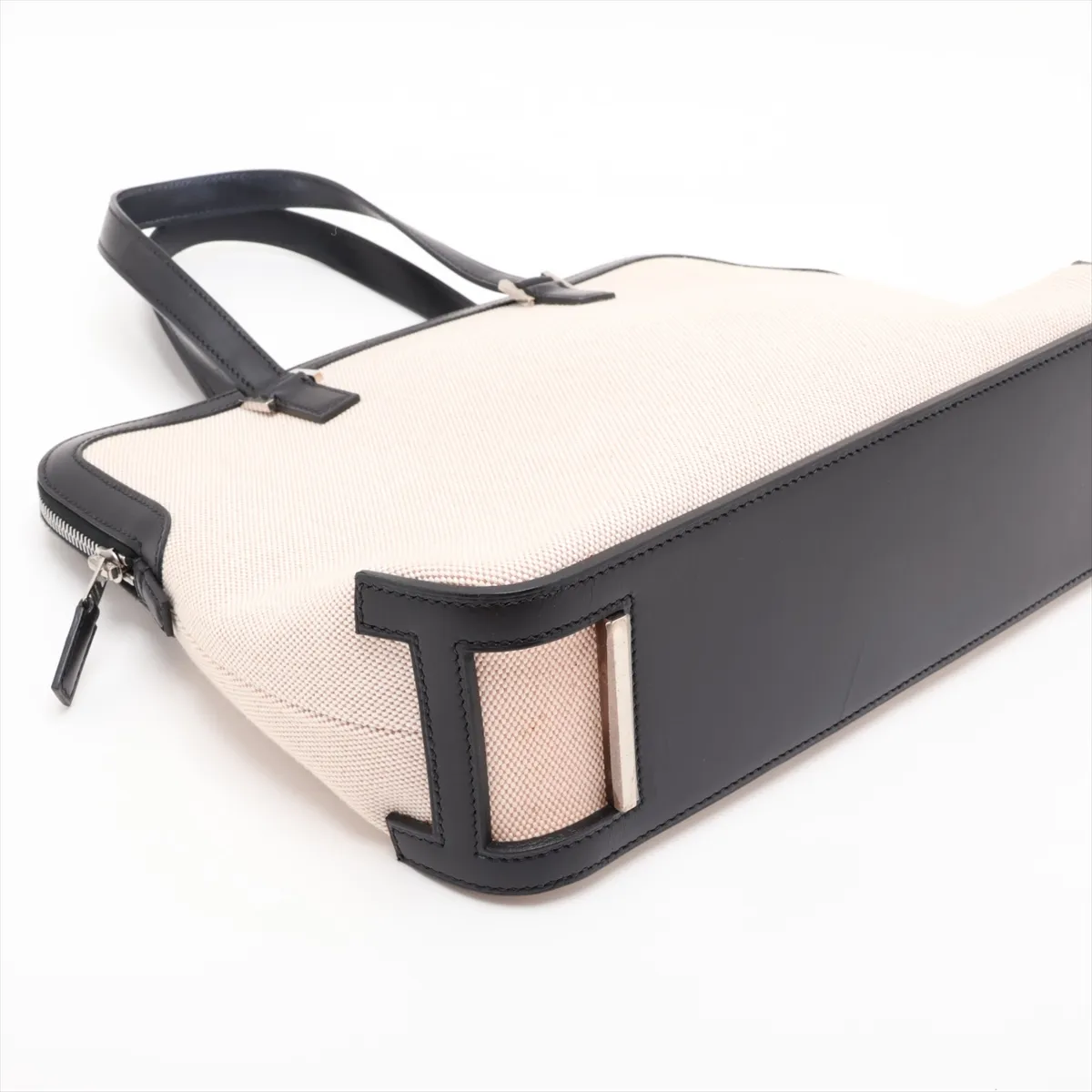 Escapada Toile H x Veau Swift Beige x Blue Indigo Silver Hardware F: 2002 — view 4