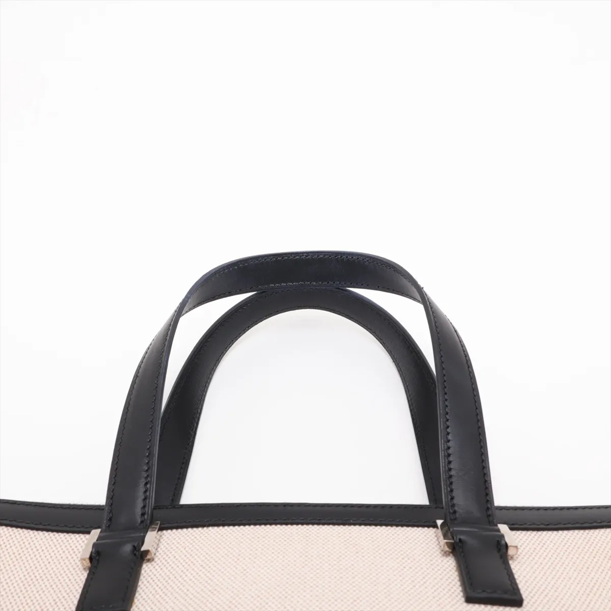 Escapada Toile H x Veau Swift Beige x Blue Indigo Silver Hardware F: 2002 — view 6