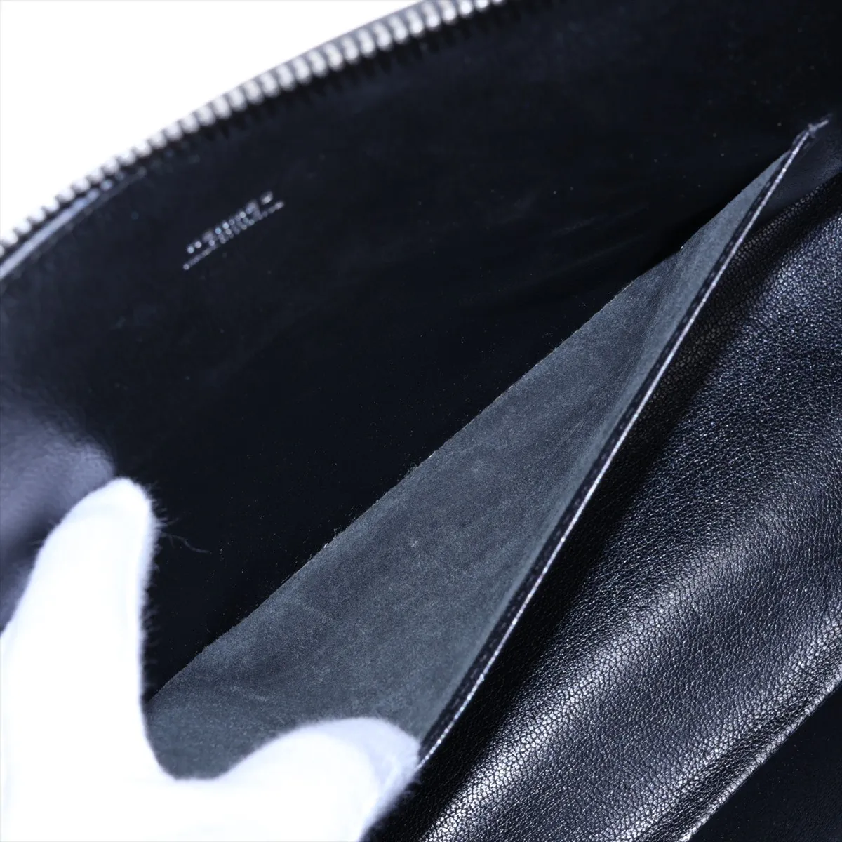 Escapada Toile H x Veau Swift Beige x Blue Indigo Silver Hardware F: 2002 — view 8
