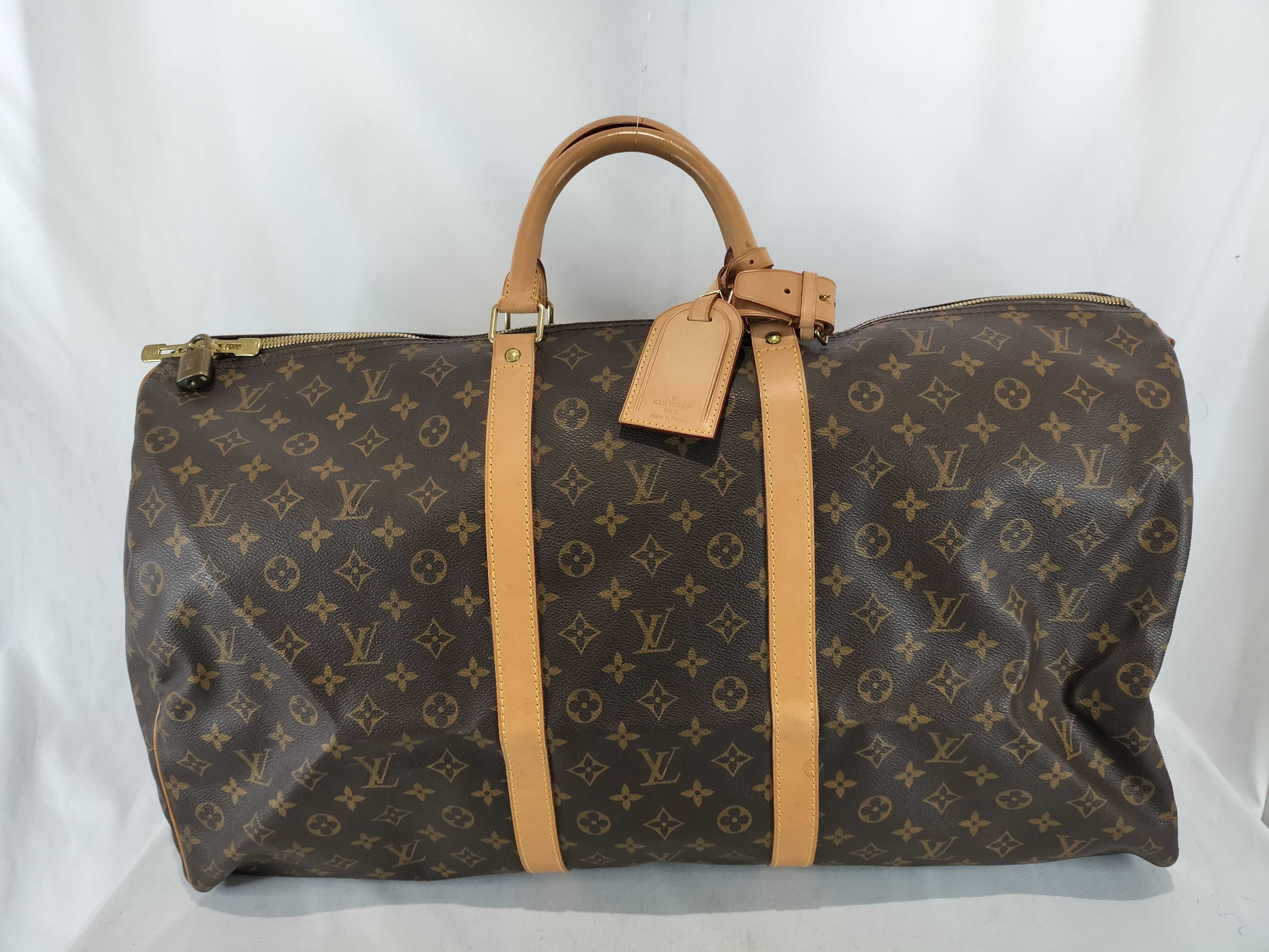 Monogram M41412 Keepall Bandoulière 60 Boston Bag