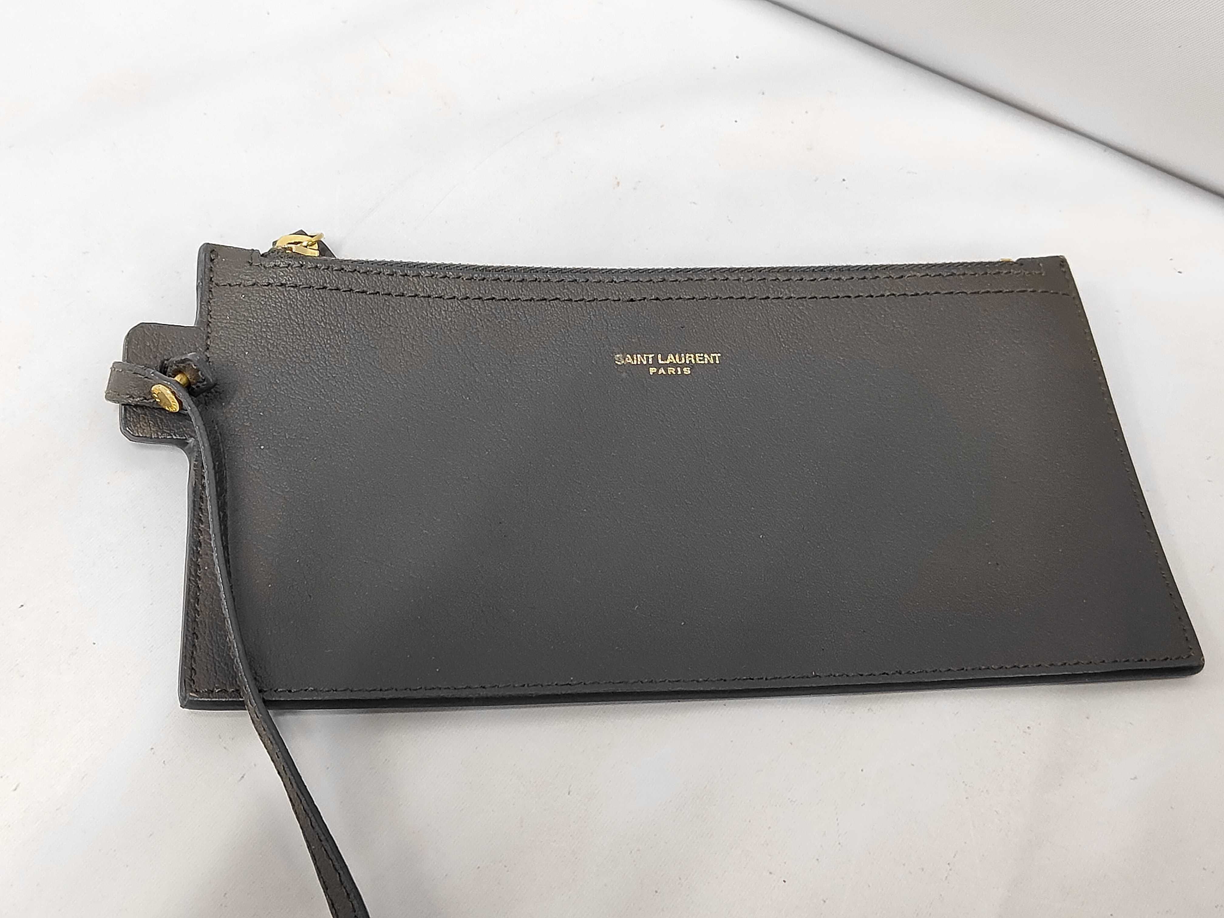 Sac Shopping Leather Bag with Pouch — view 13