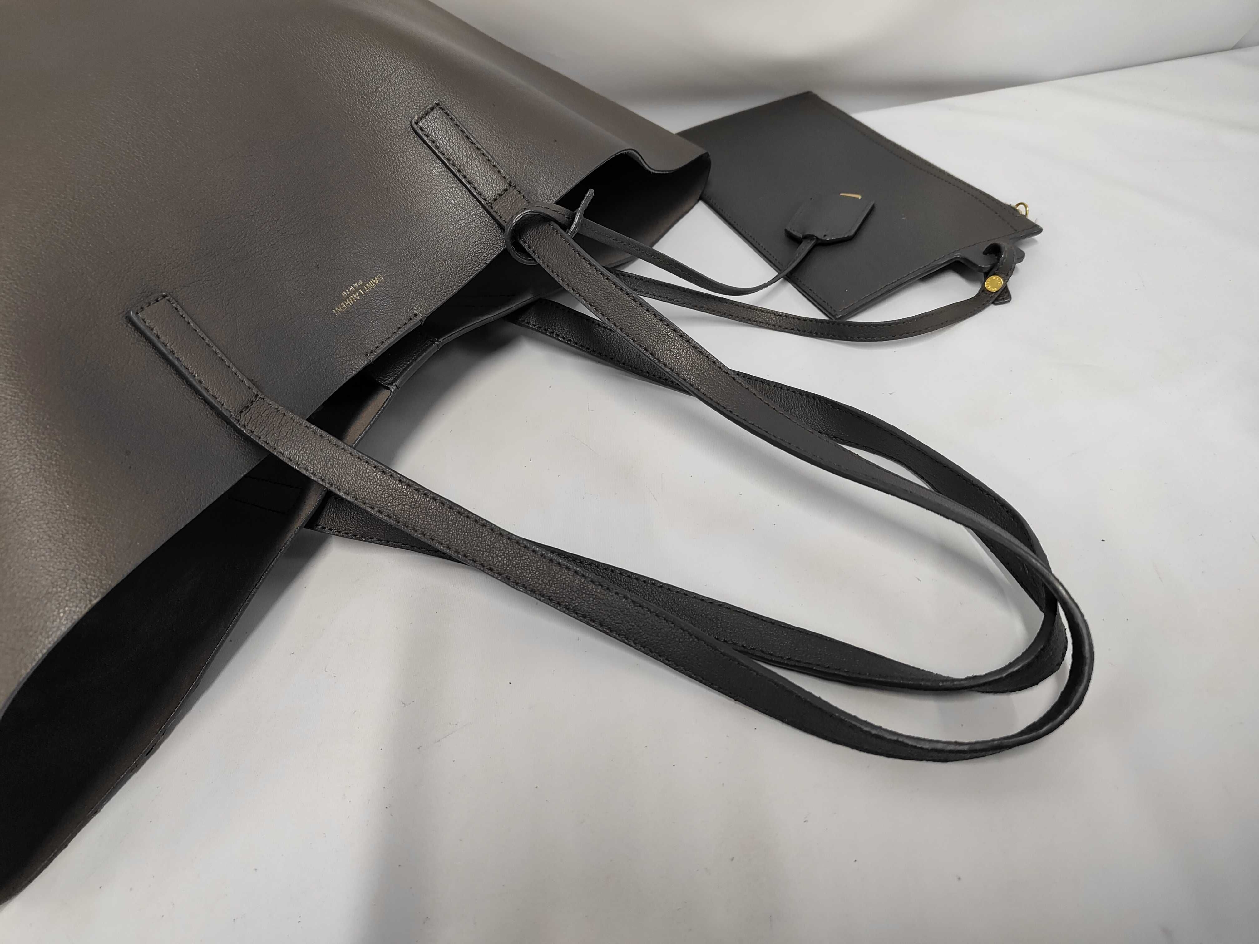 Sac Shopping Leather Bag with Pouch — view 5