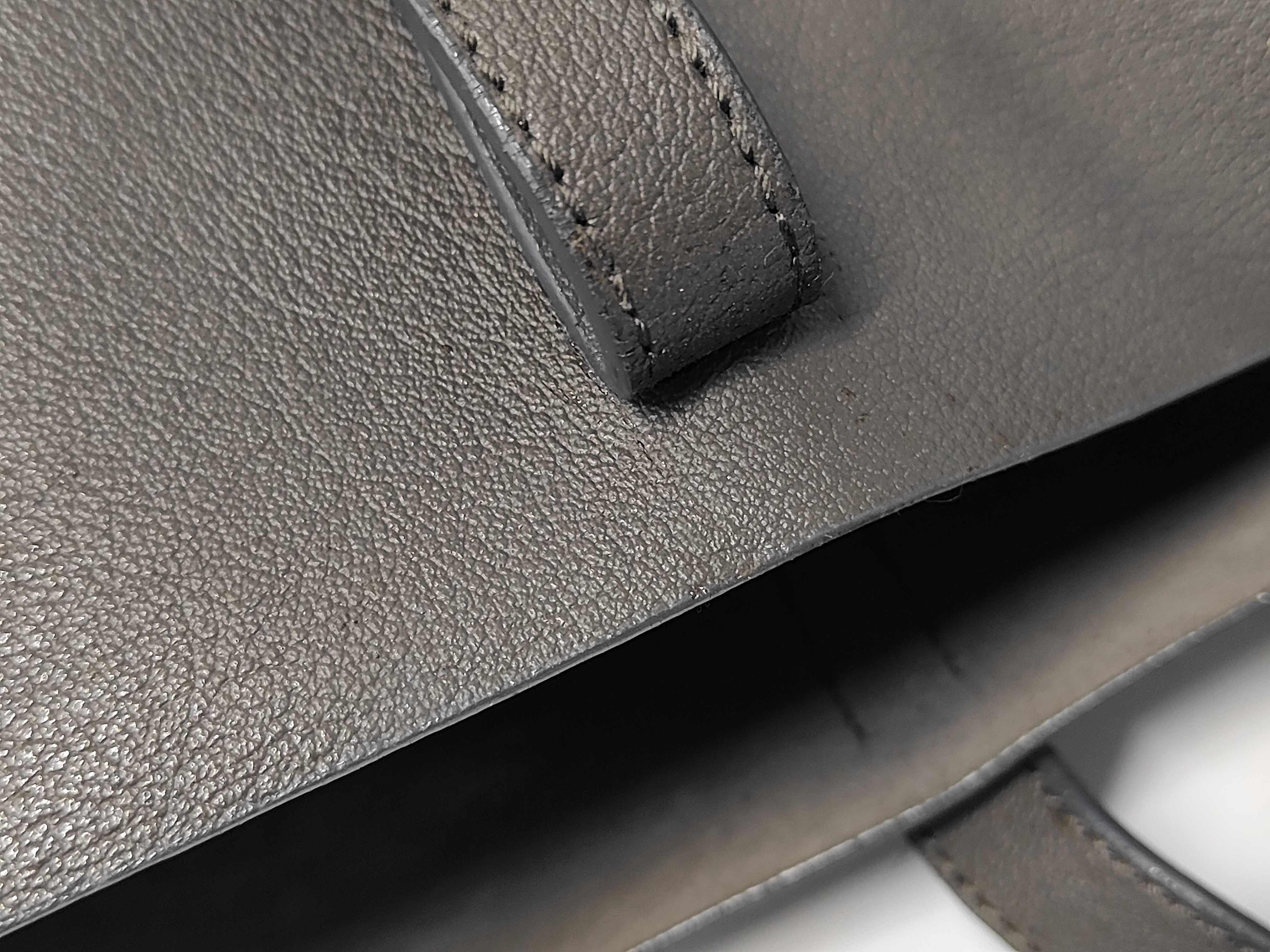 Sac Shopping Leather Bag with Pouch — view 7