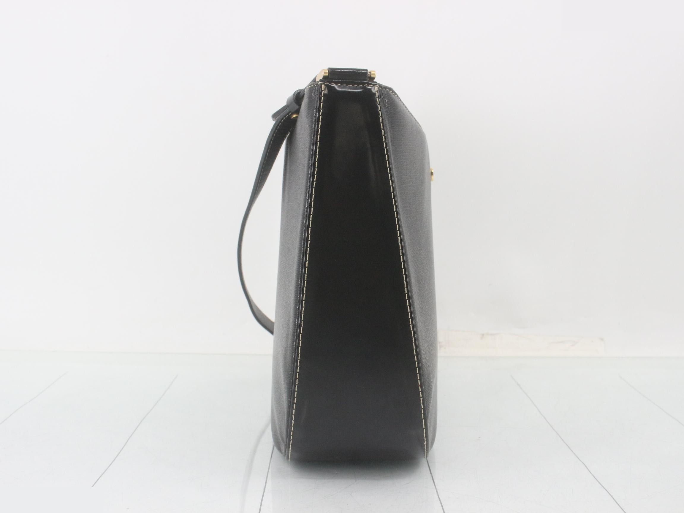 Other lines: Bags - One-shoulder bag - Leather - Black — view 4