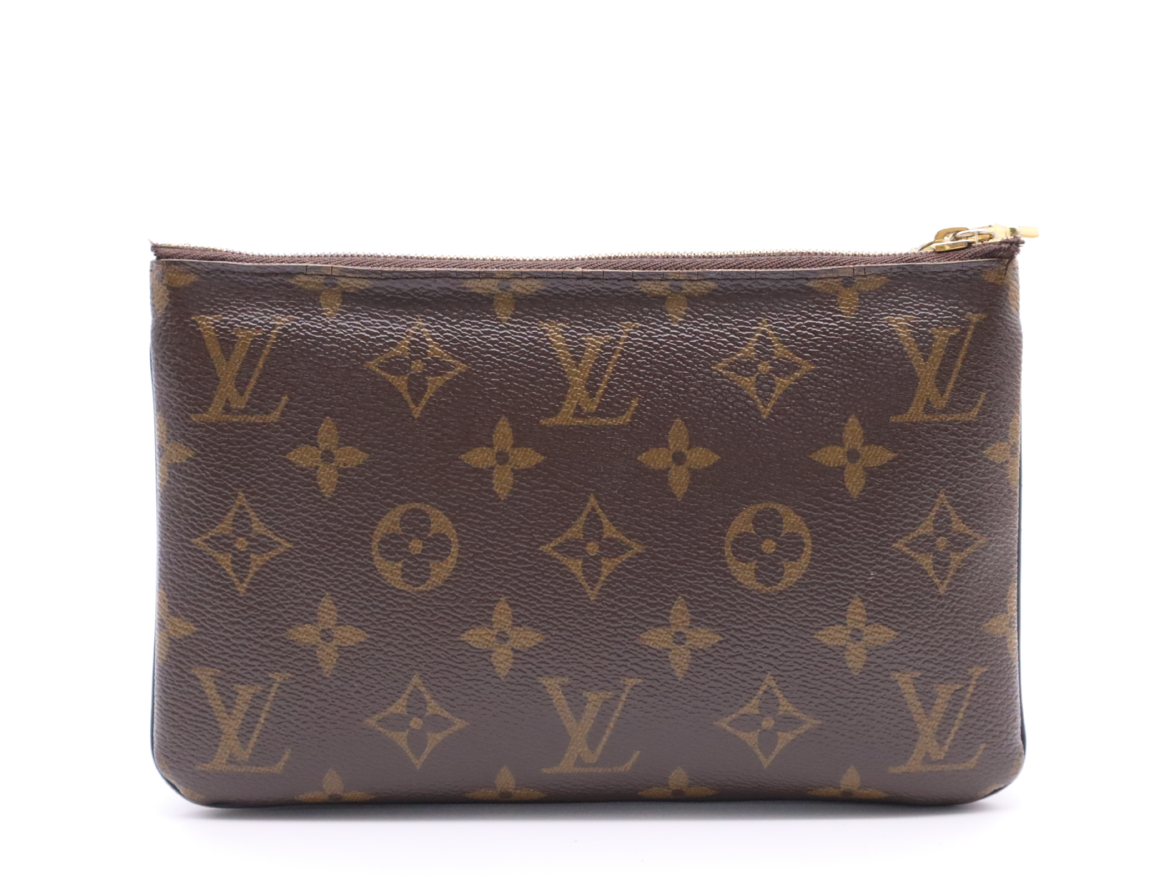 M69203 Reverse Pochette Double Zip Shoulder Bag with Shoulder Strap and Box — view 2