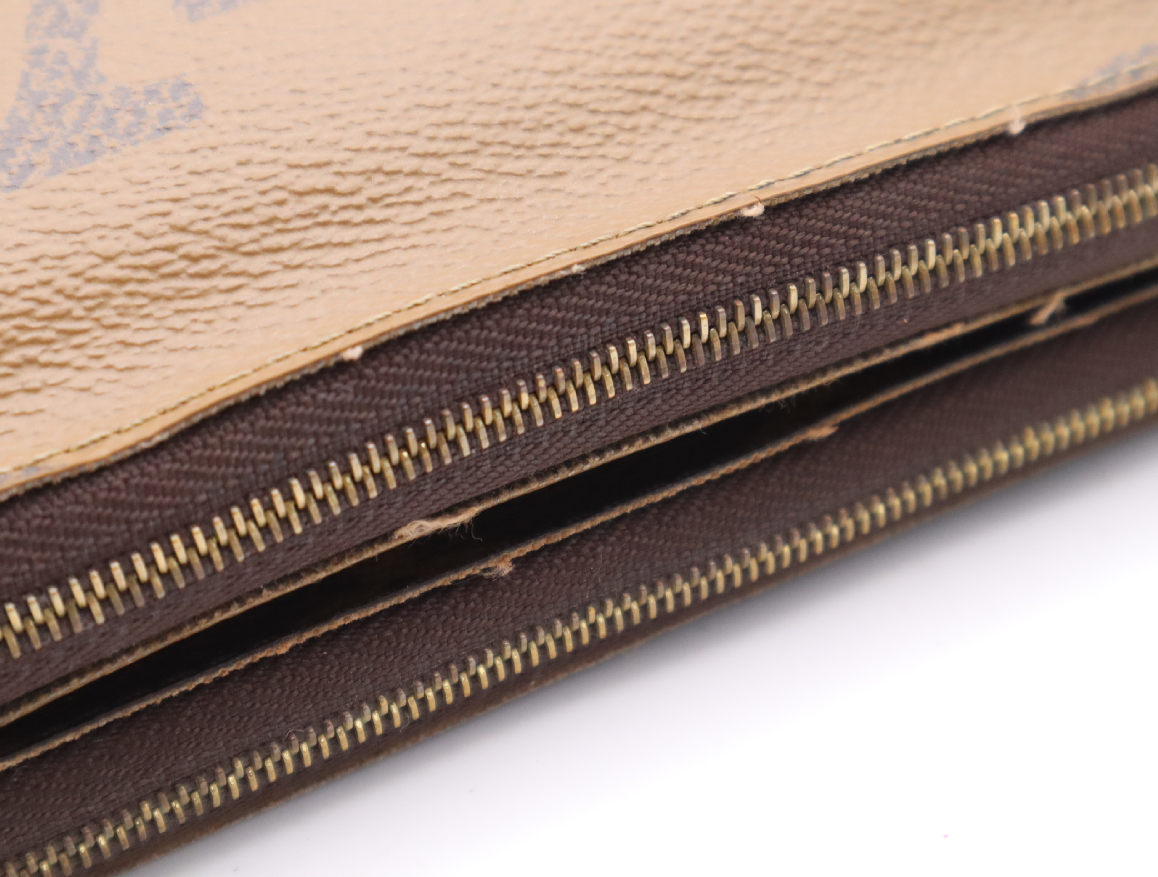 M69203 Reverse Pochette Double Zip Shoulder Bag with Shoulder Strap and Box — view 10