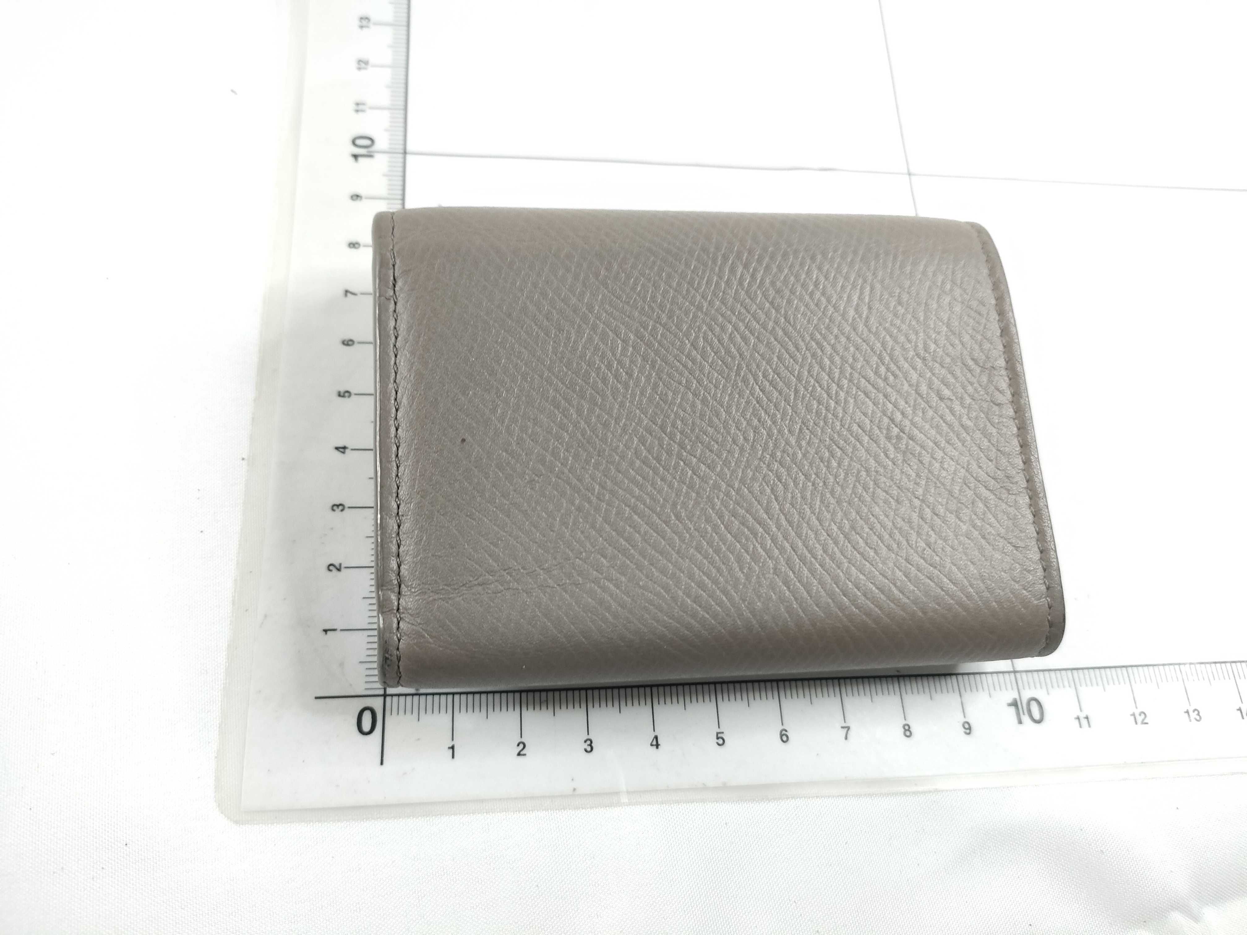 Trifold Compact Wallet, Greige — view 2