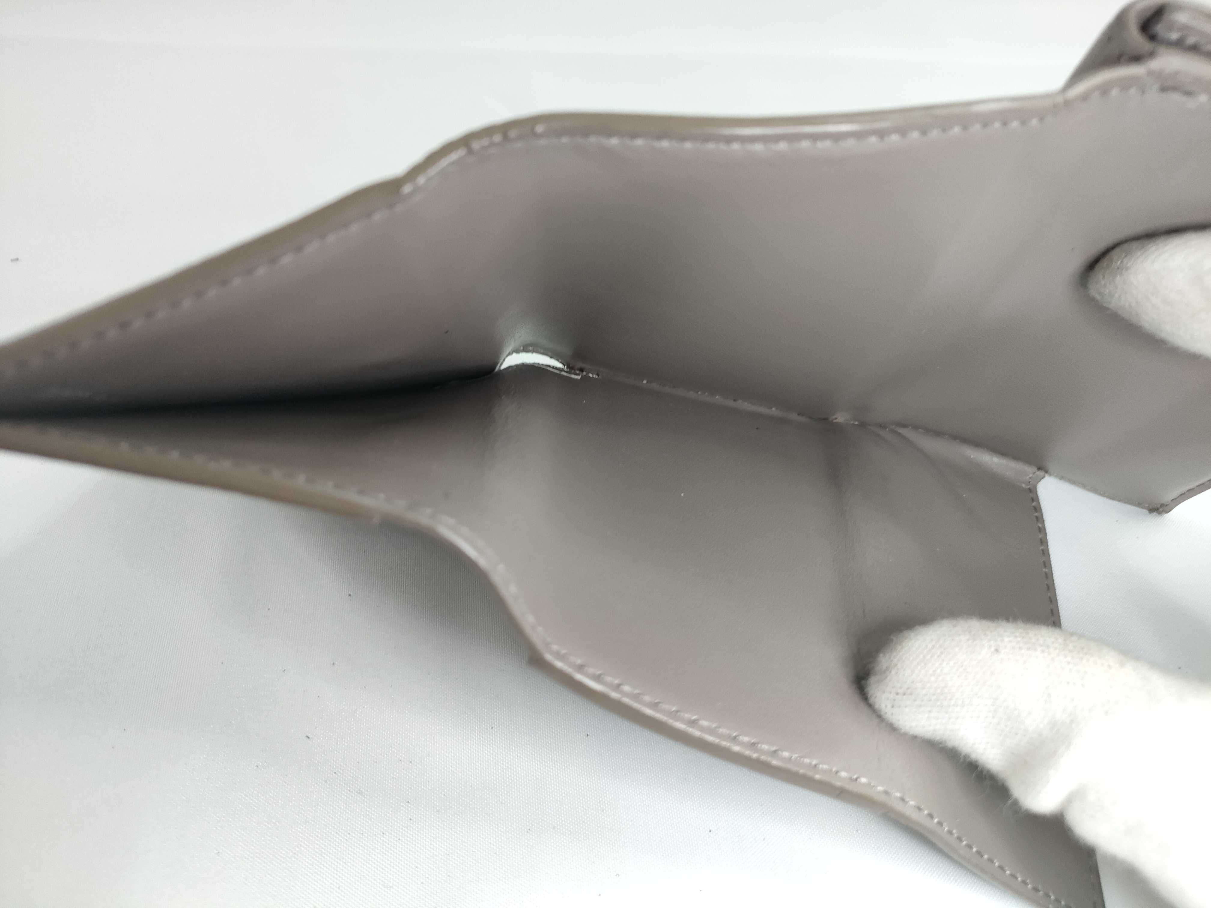 Trifold Compact Wallet, Greige — view 10