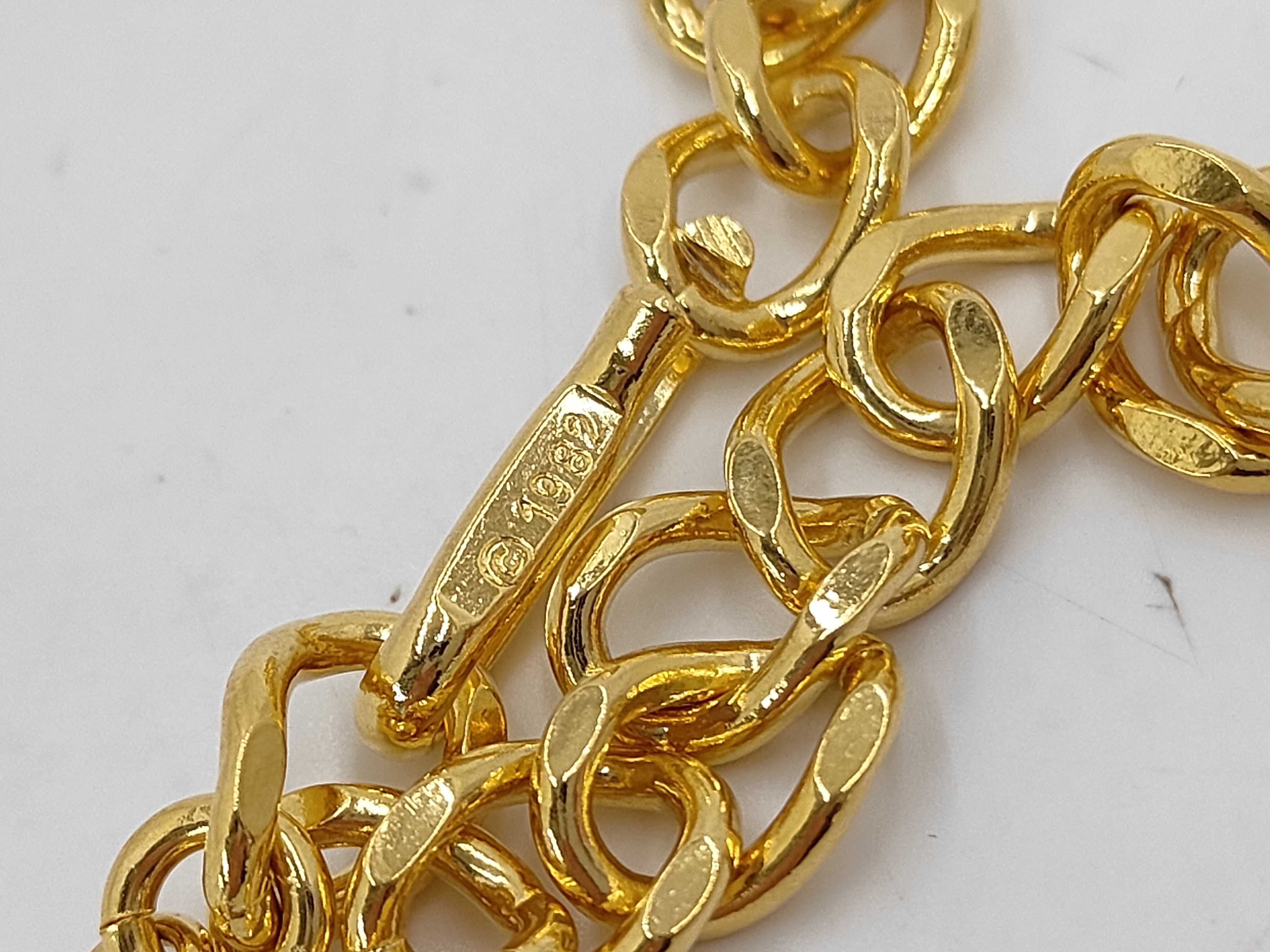 Coco Mark Chain Belt, GP (Gold Plated) with Engraving — view 3