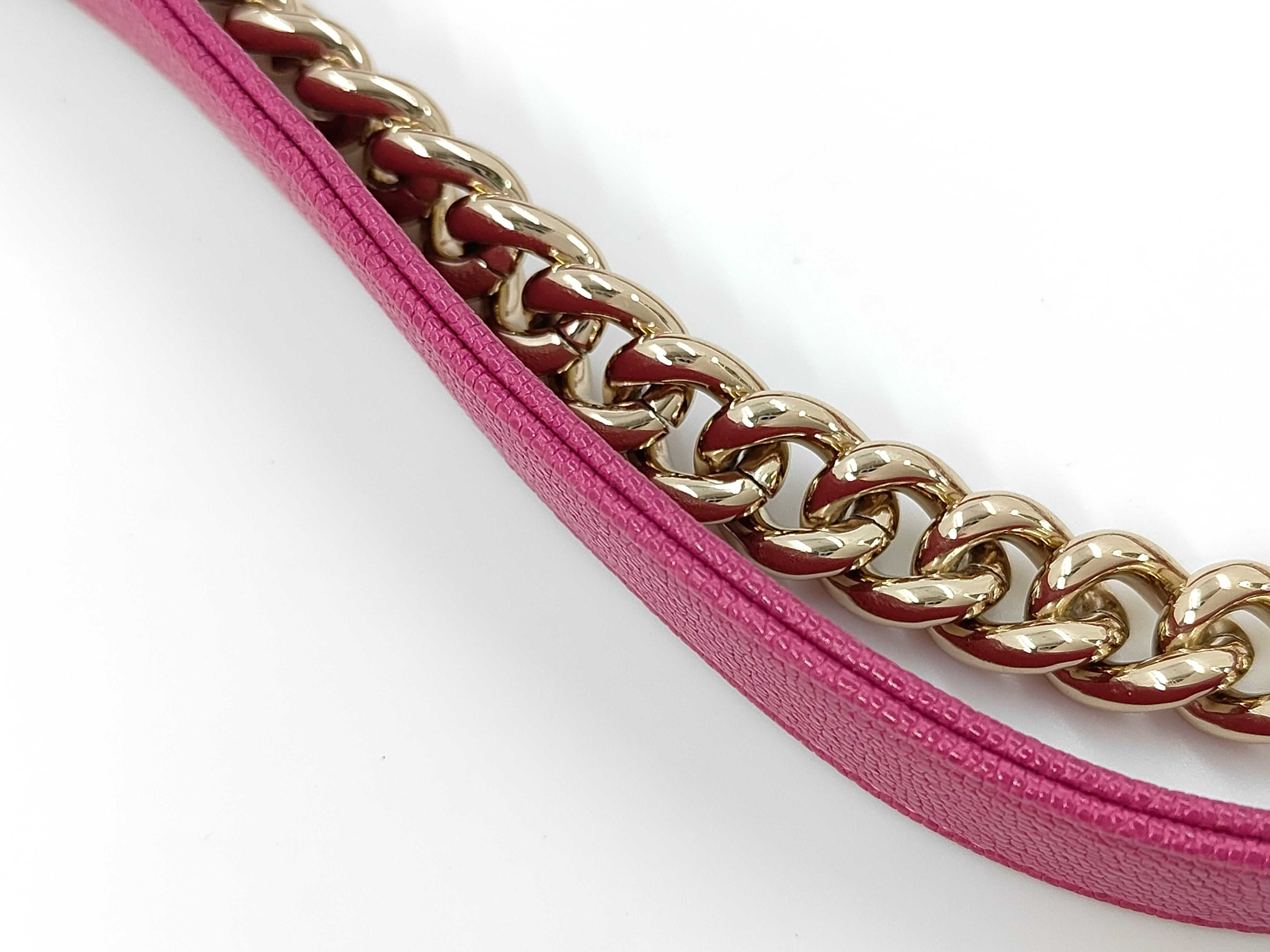 Boy Chanel Cavitation Leather Pink Shoulder Bag — view 6