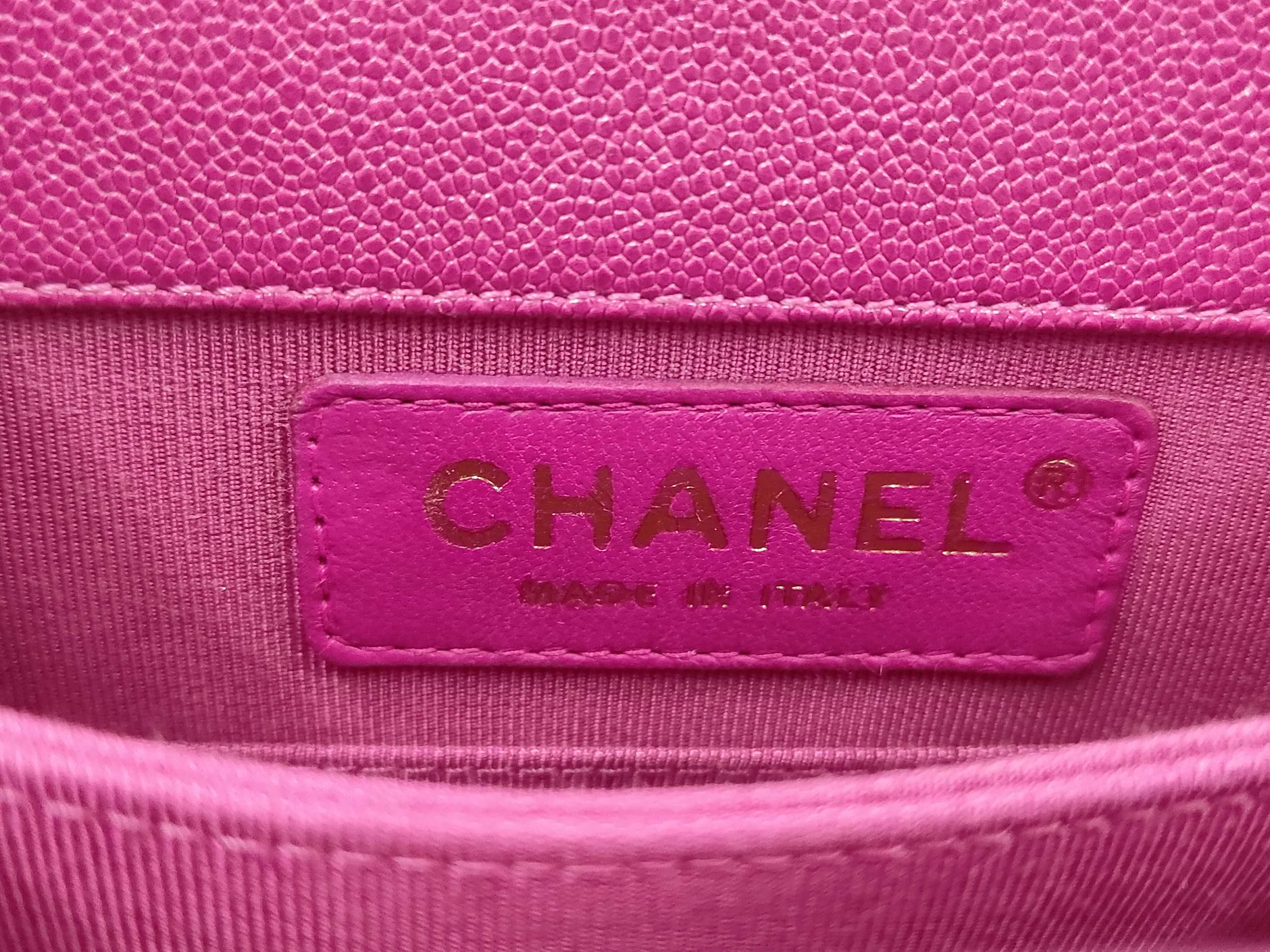 Boy Chanel Cavitation Leather Pink Shoulder Bag — view 9