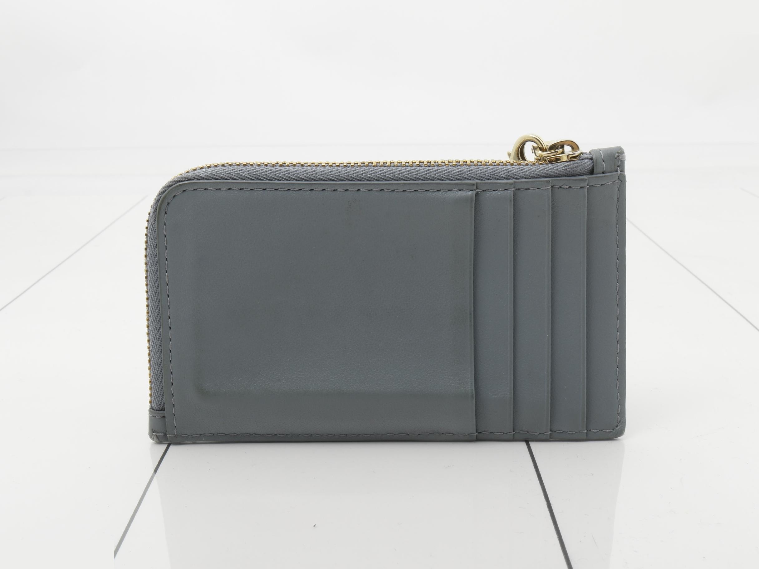 Cannage Lambskin Fragment Case, Cloud Blue — view 2