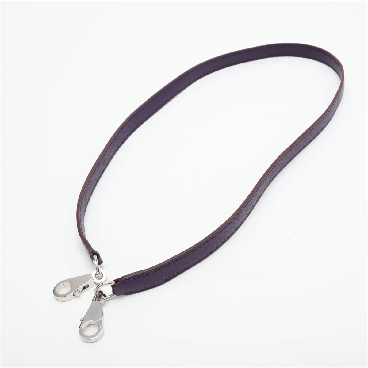 [Individually packaged] Hermes Kelly 32 Retournée Veau Epsom Ultraviolet Silver Hardware N:2010 — view 7