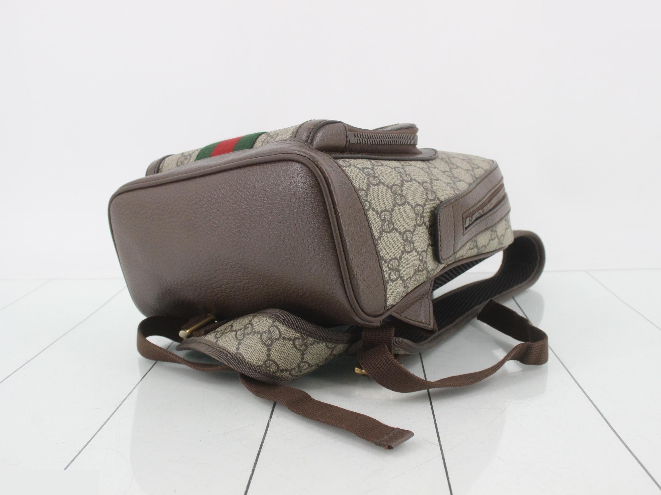 GG Supreme Ophidia Backpack, Brown — view 6