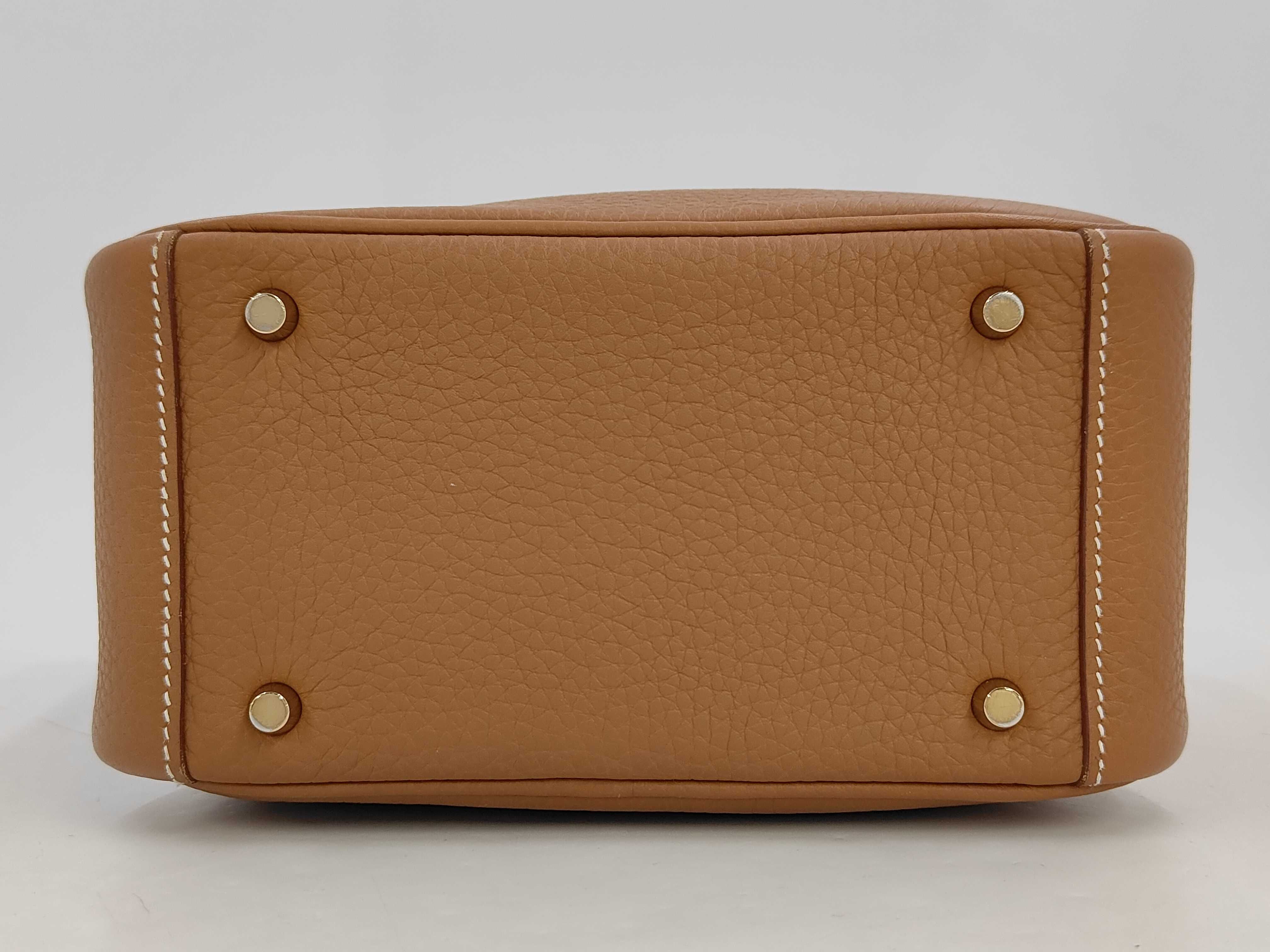 Lindy Mini G stamp Taurillon leather gold hardware handbag — view 3