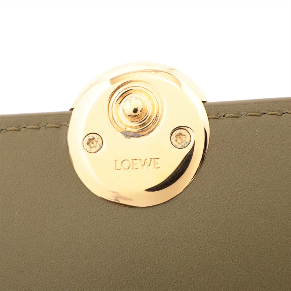 Pebble Continental Wallet Leather Long Wallet Green — view 10