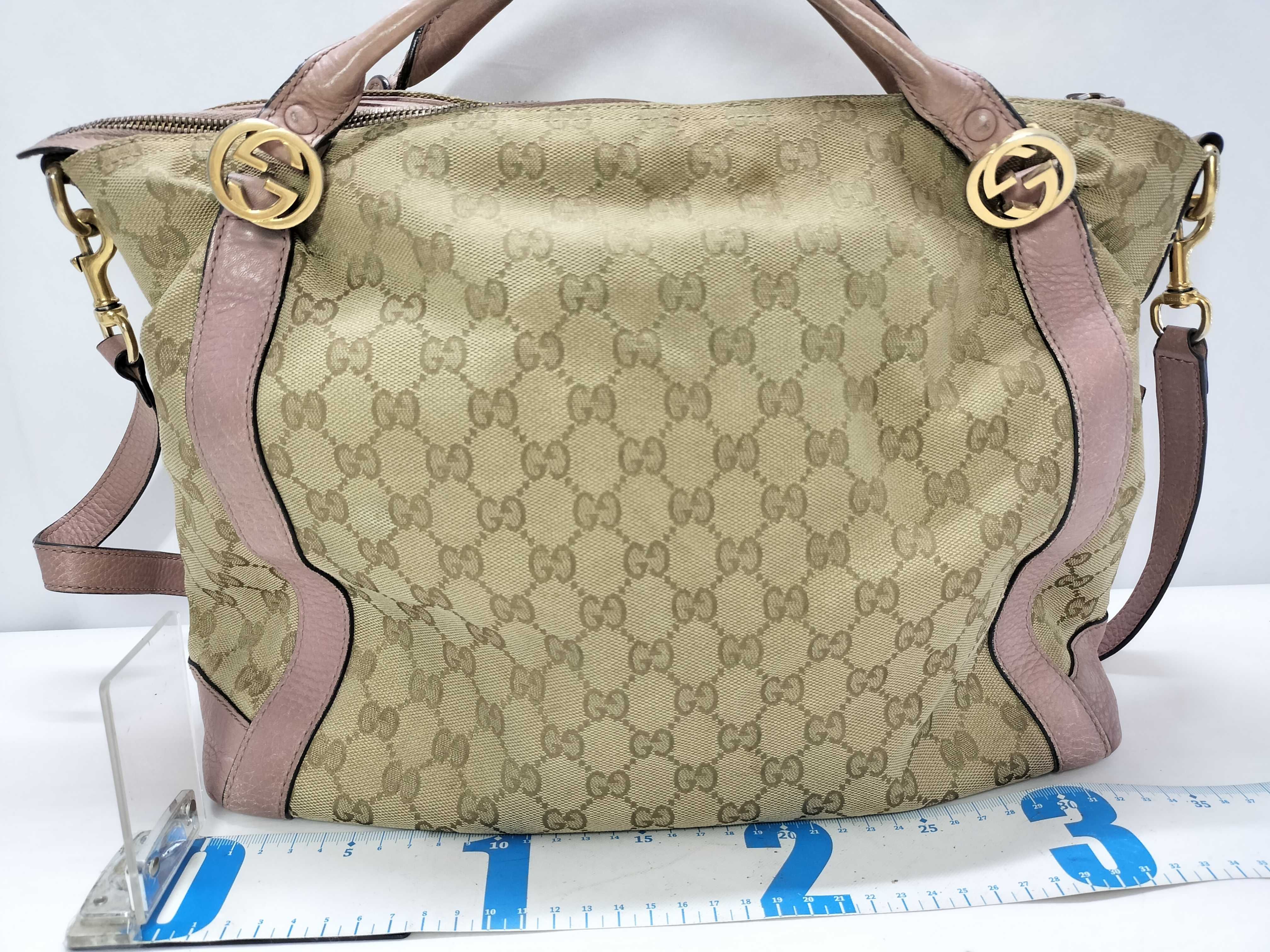 GG Canvas 2-Way Shoulder Bag Pink Tote Bag — view 2