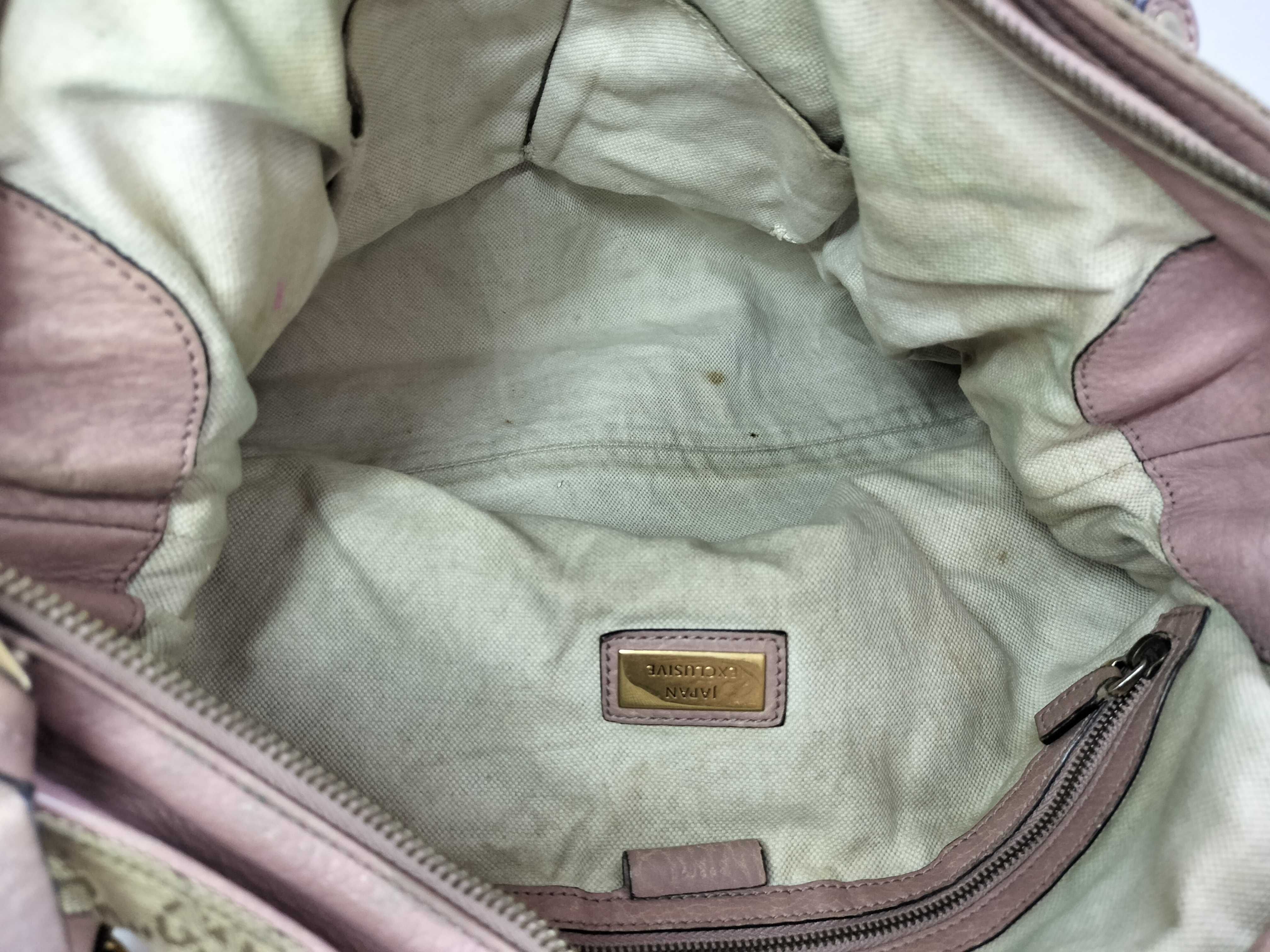 GG Canvas 2-Way Shoulder Bag Pink Tote Bag — view 7