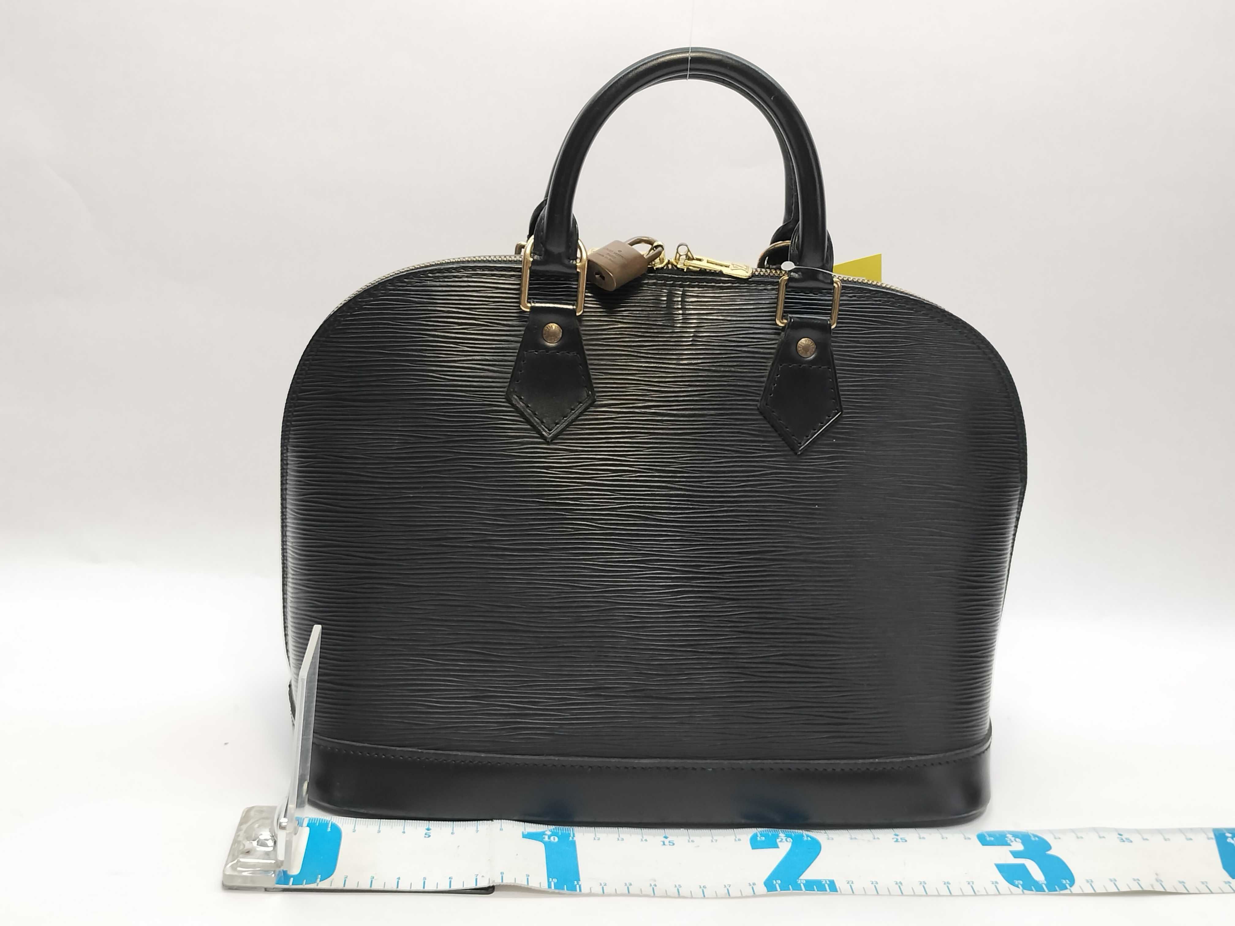 Epi Alma PM Noir Handbag — view 2