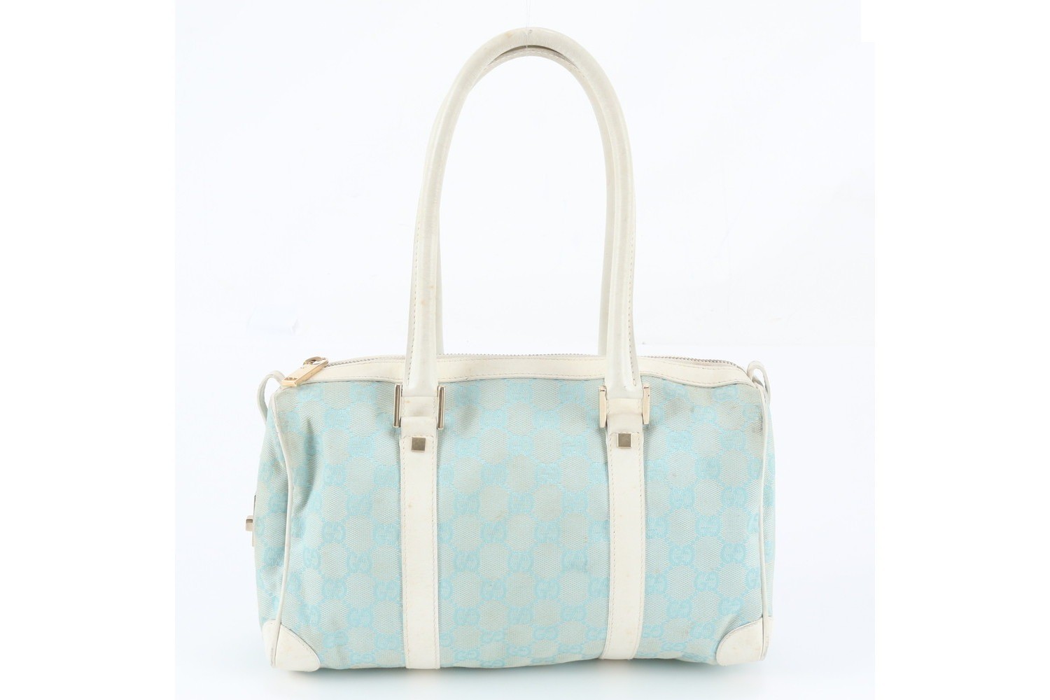 GG Canvas Mini Boston Bag 000 0851 Leather Handbag