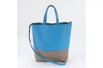 Small Vertical Cabas Leather 2-Way Shoulder Bag