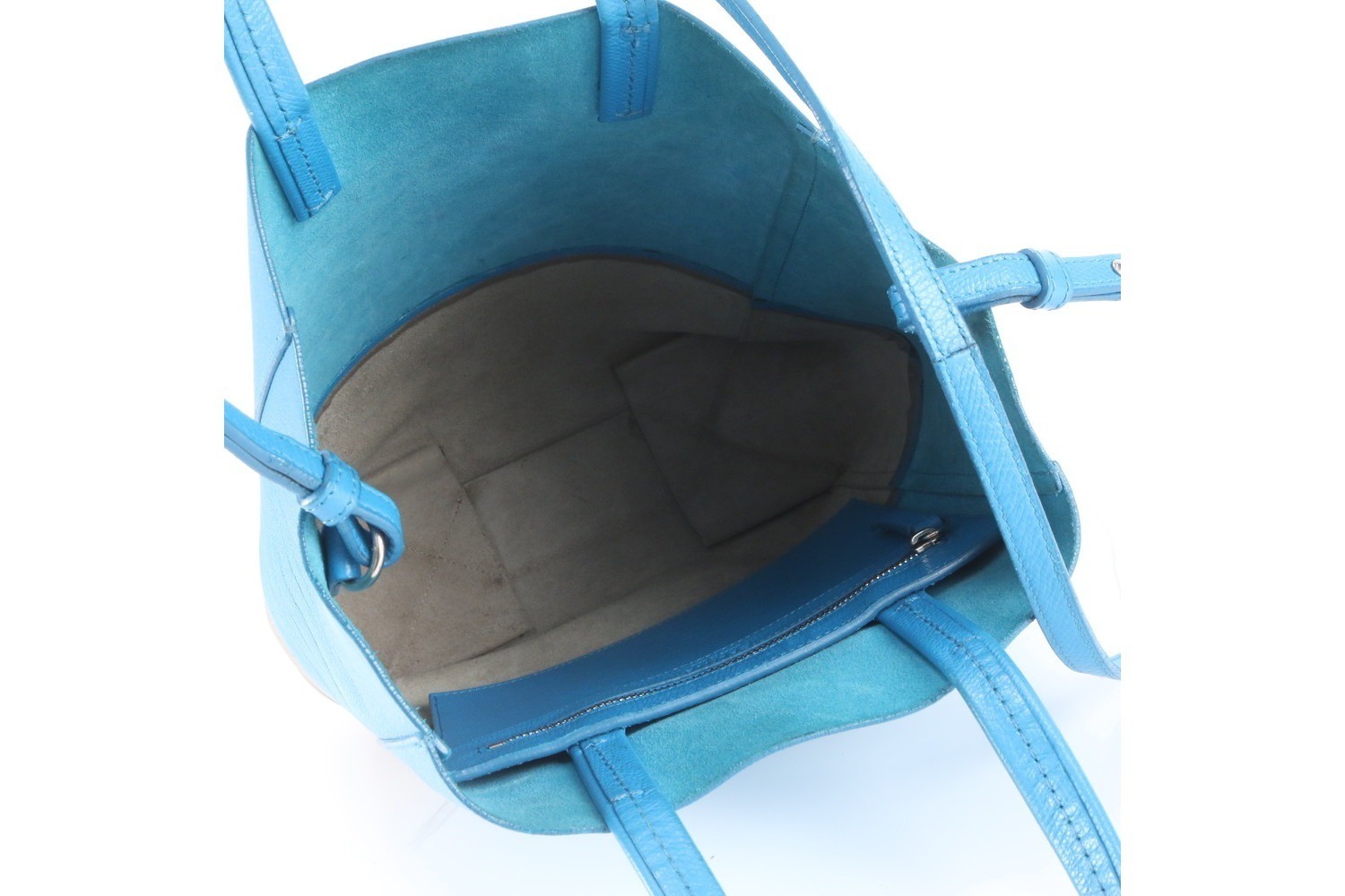 Small Vertical Cabas Leather 2-Way Shoulder Bag — view 8