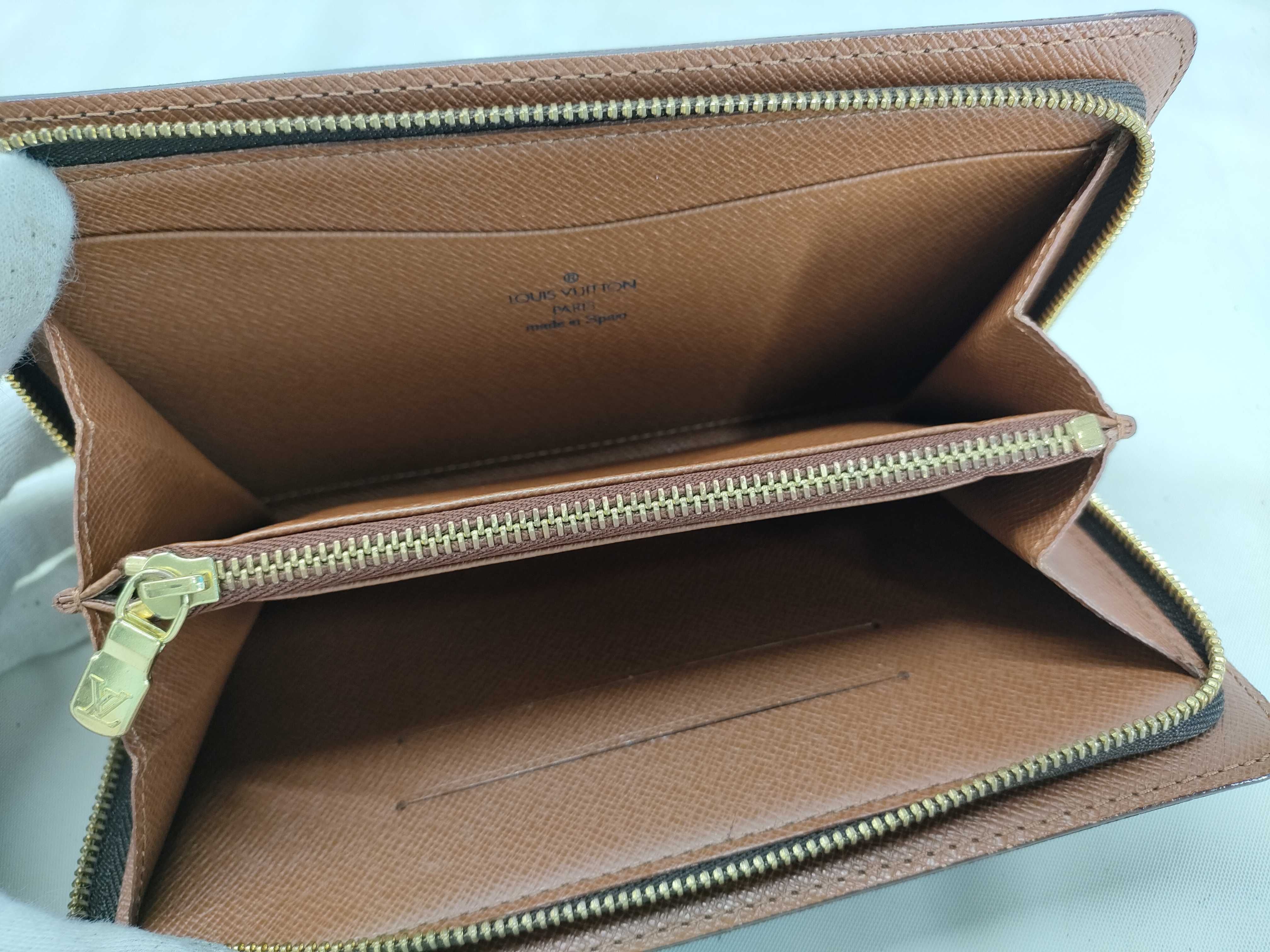 Monogram Louis Vuitton Monogram Porte Monnaie Zip M61727 CA1928 Wallet — view 8