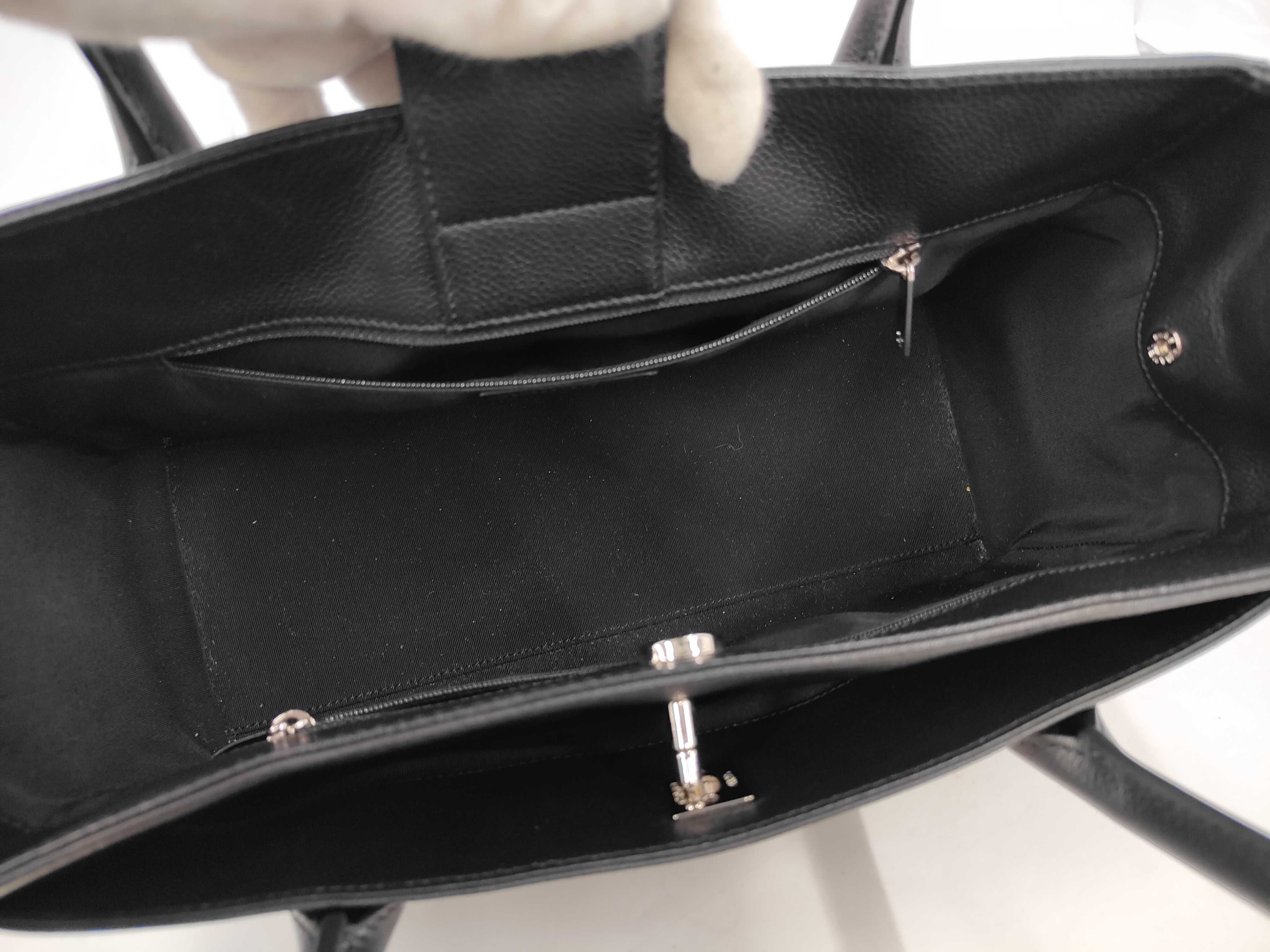 Executive Tote Soft Caviar Leather Handbag — view 8